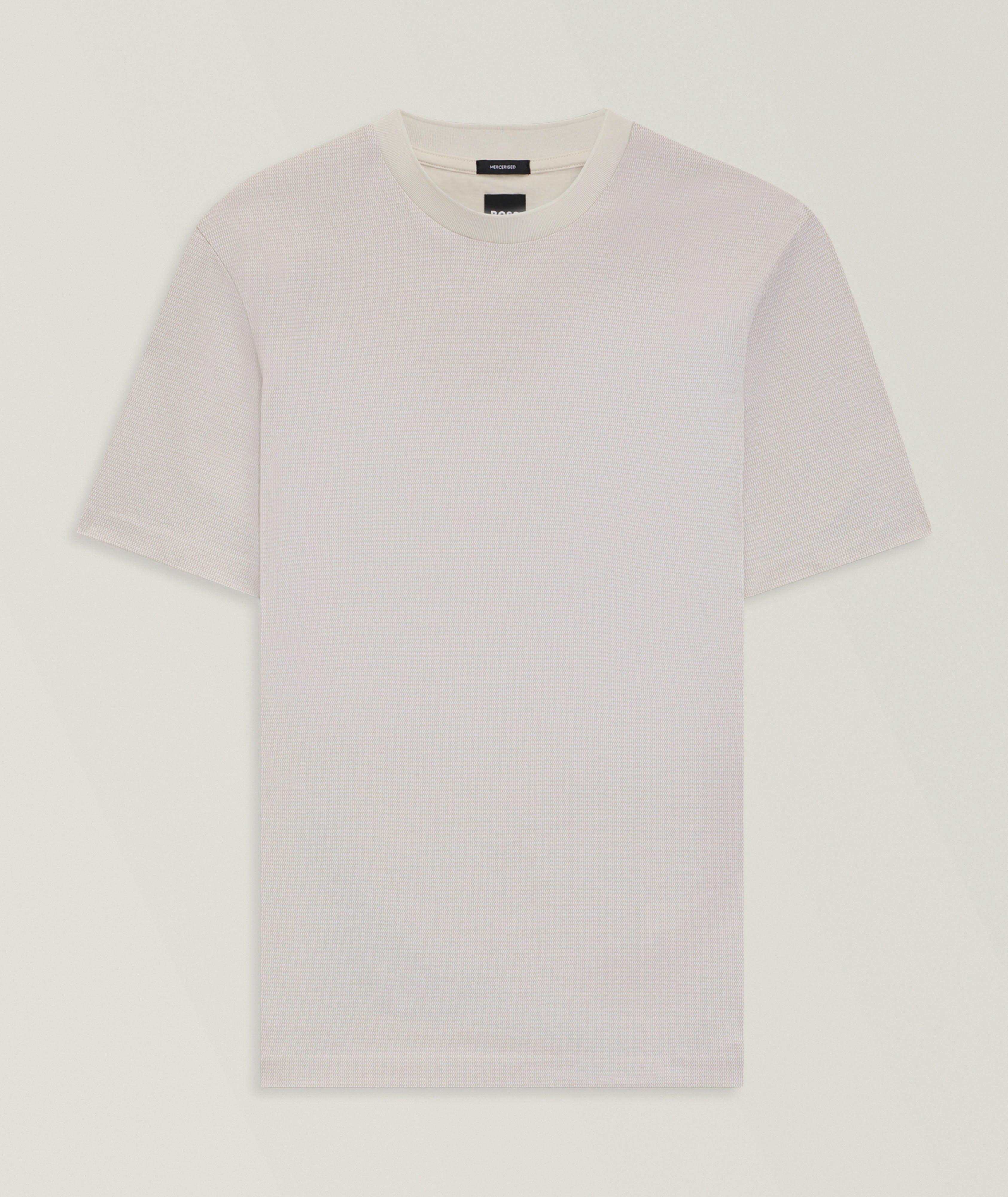T-shirt Thompson en coton mercerisé à petit motif image 0