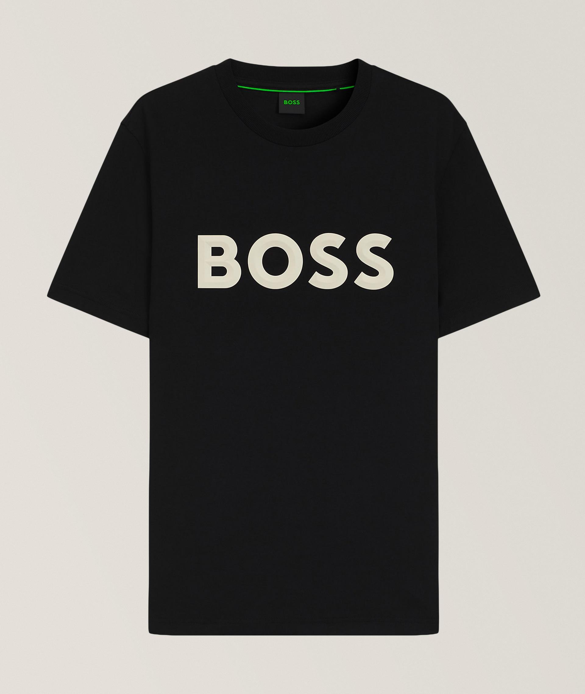 T-shirt en jersey de coton avec logo image 0