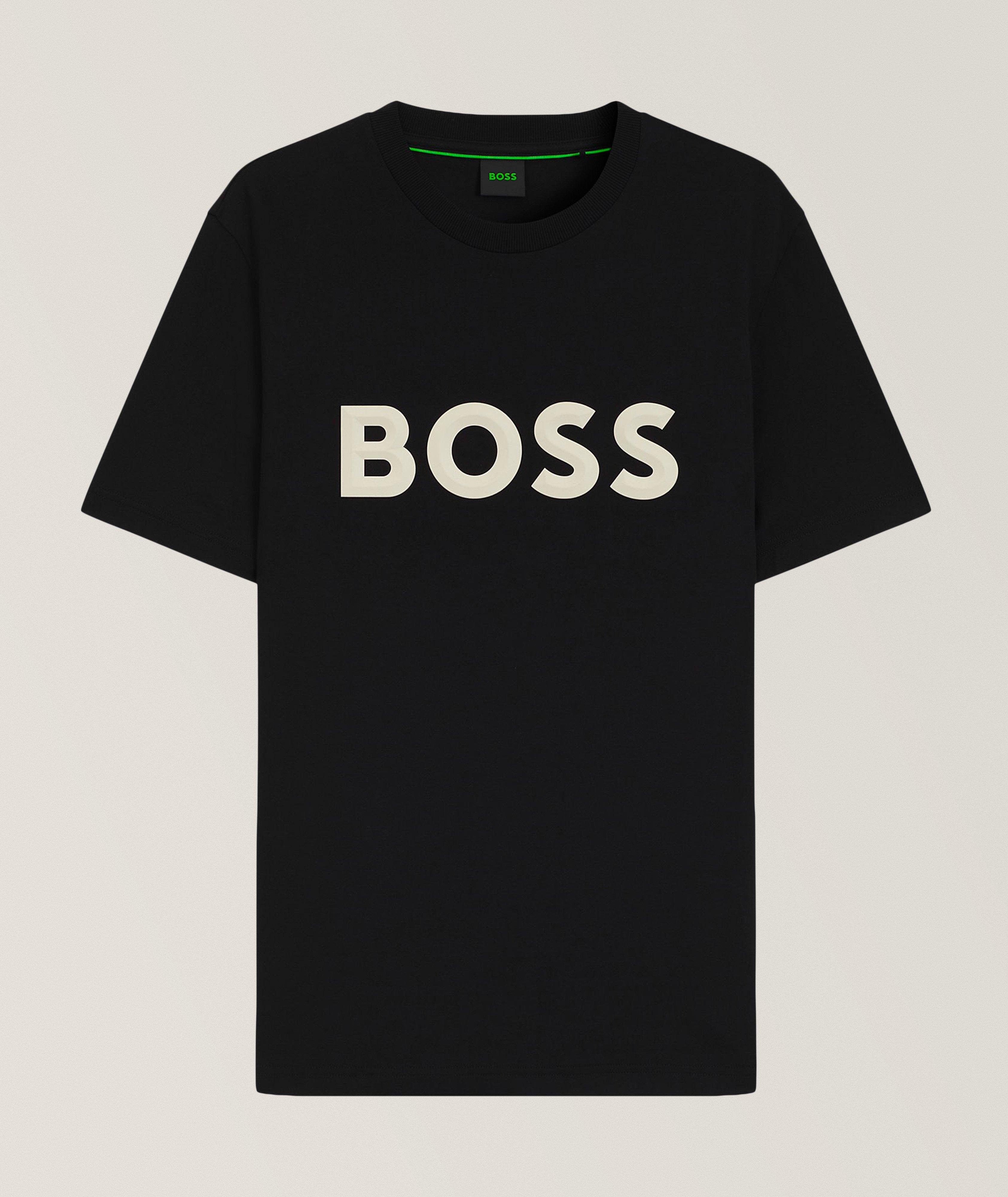 T-shirt en jersey de coton avec logo image 0