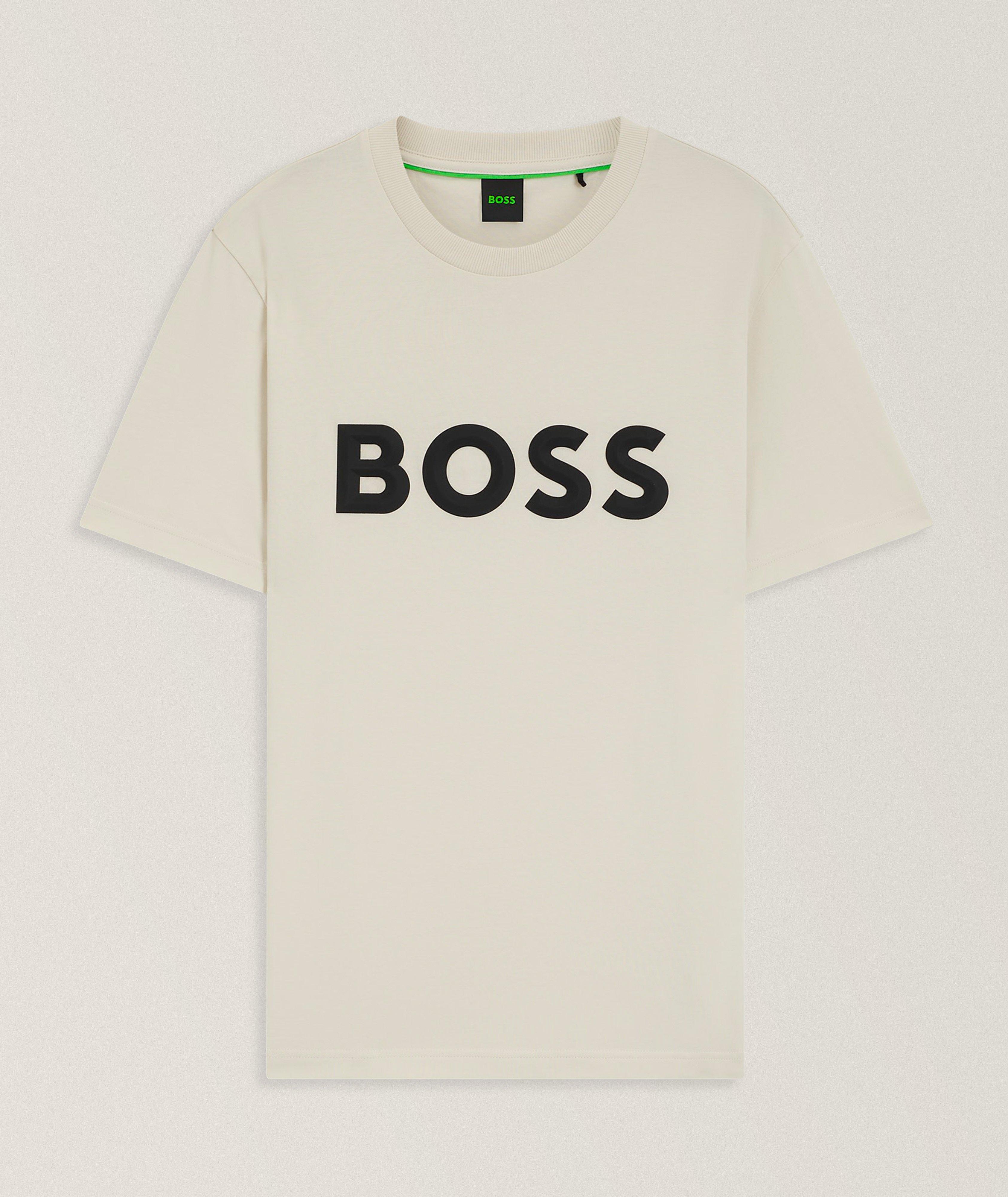 T-shirt en jersey de coton avec logo image 0