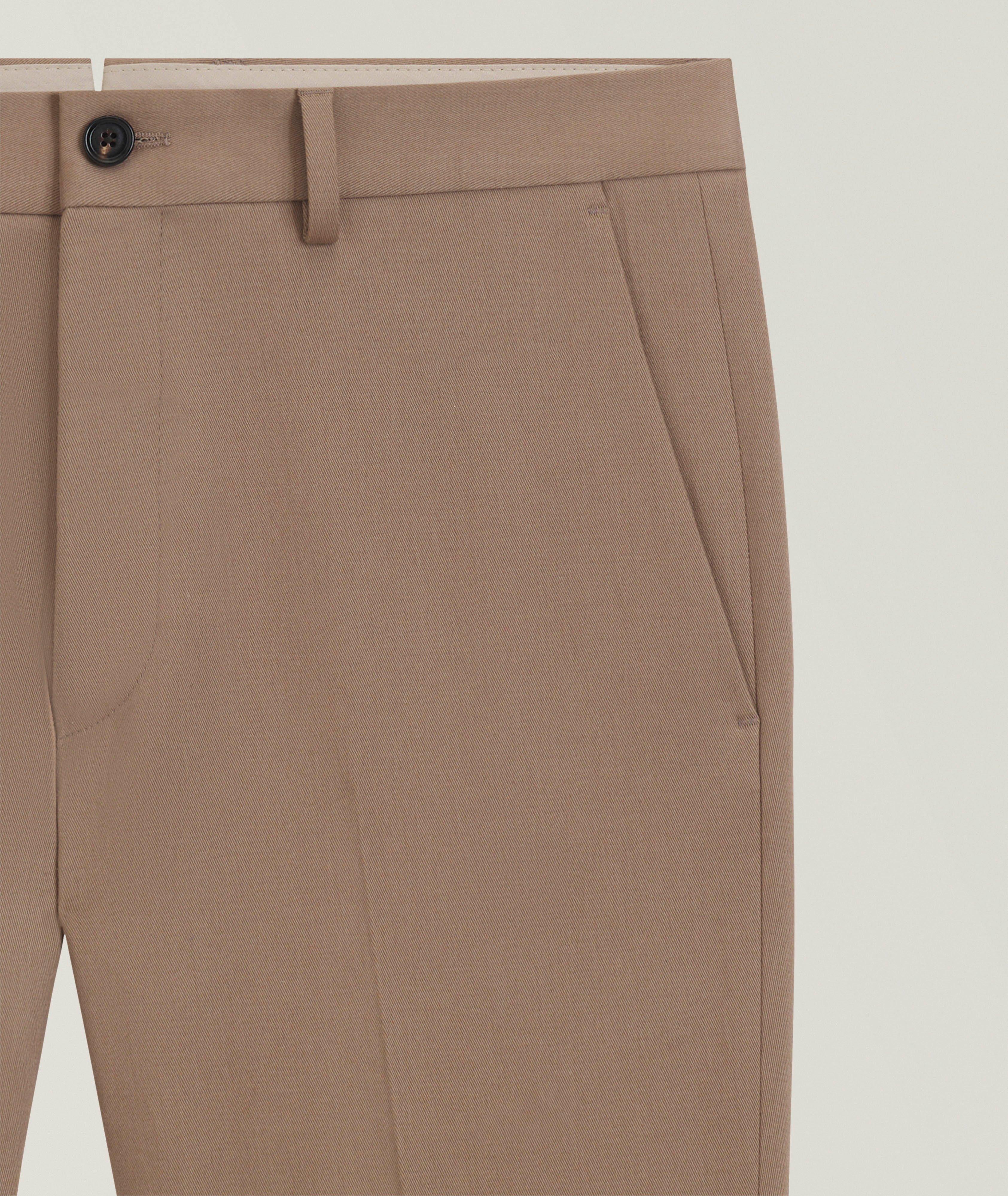 Kaiton Slim-Fit Cotton-Cashmere Pants image 1