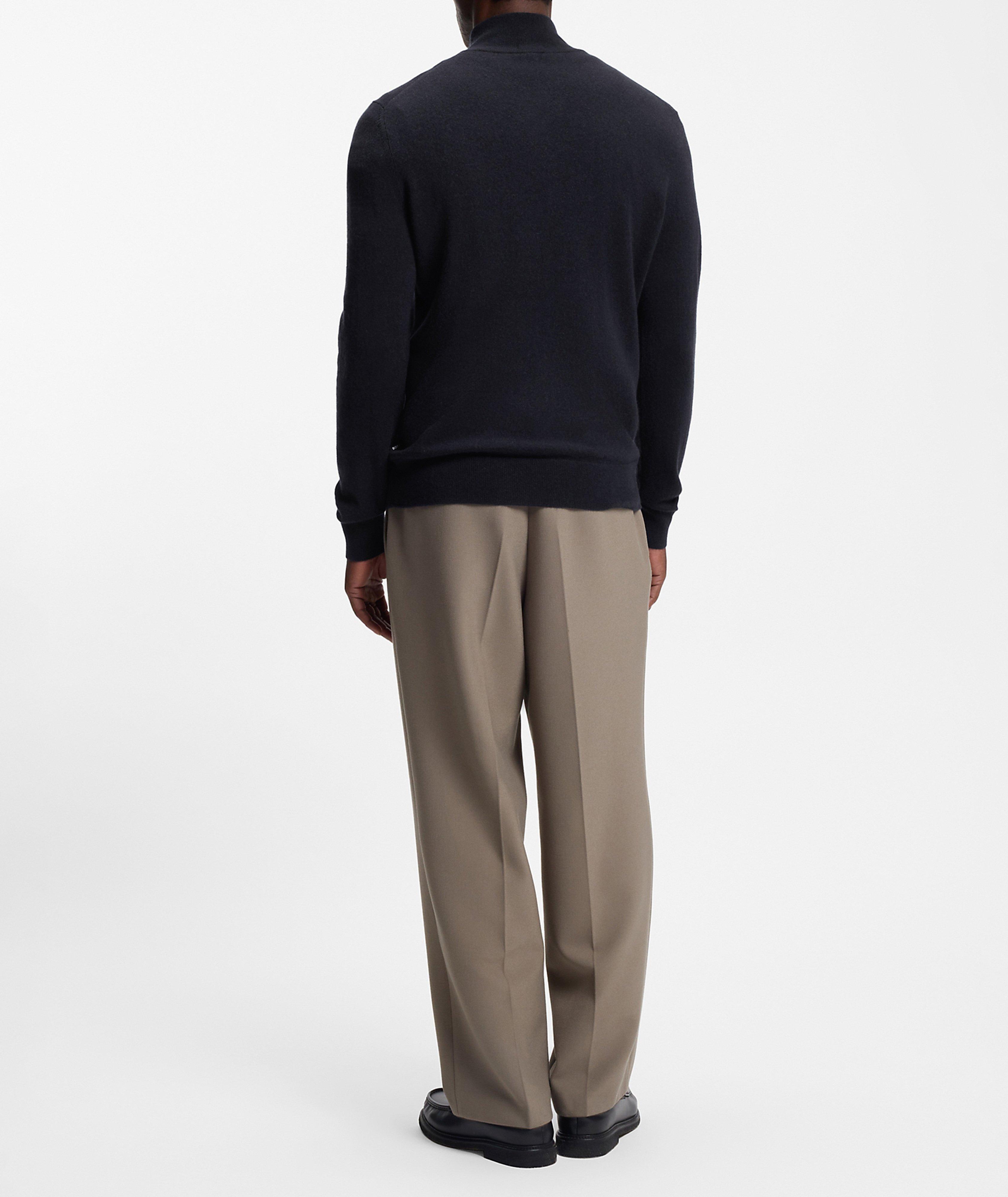 Hemarlo Wool-Cashmere Quarter-Zip Sweater image 2