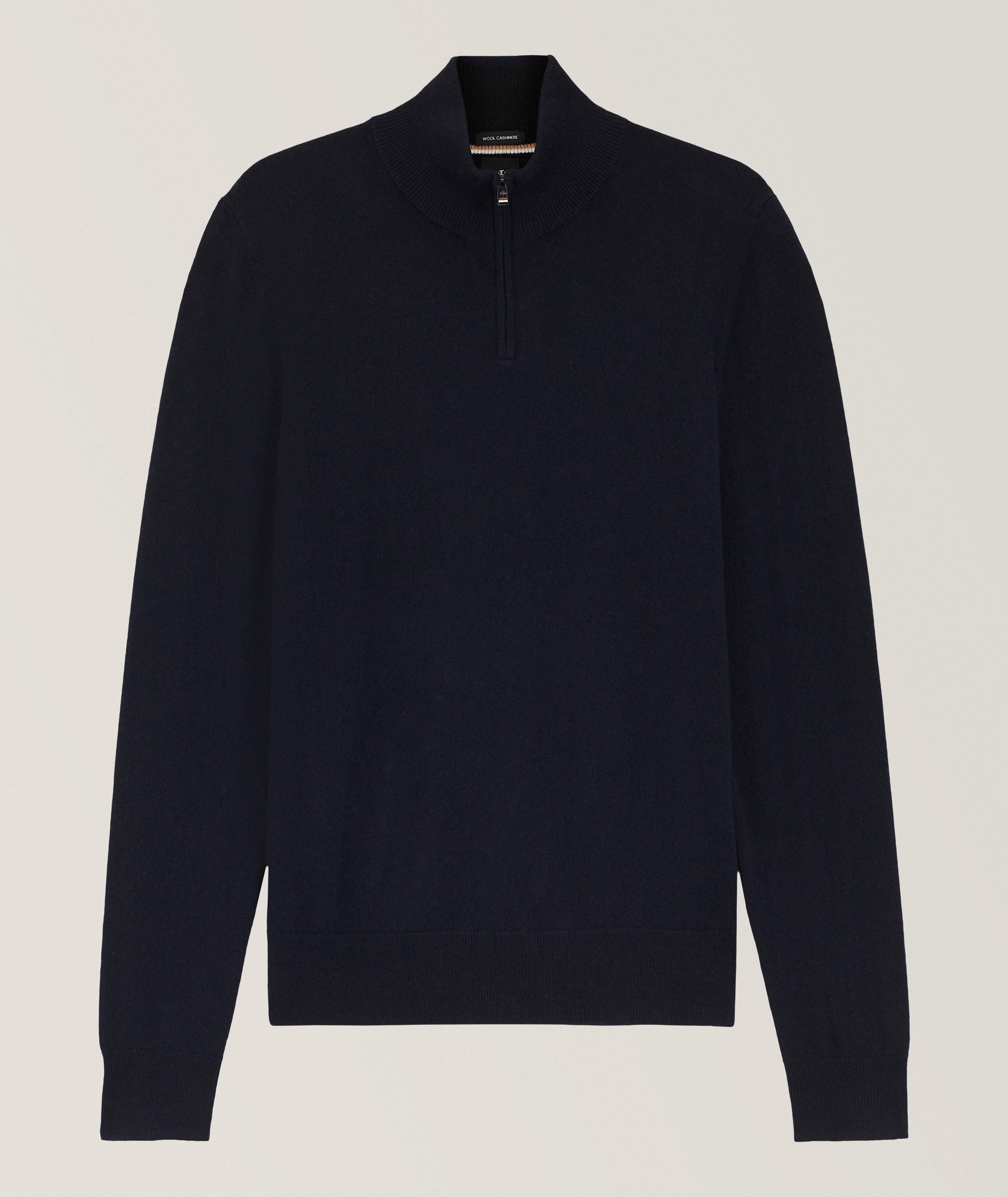 Hemarlo Wool-Cashmere Quarter-Zip Sweater image 0