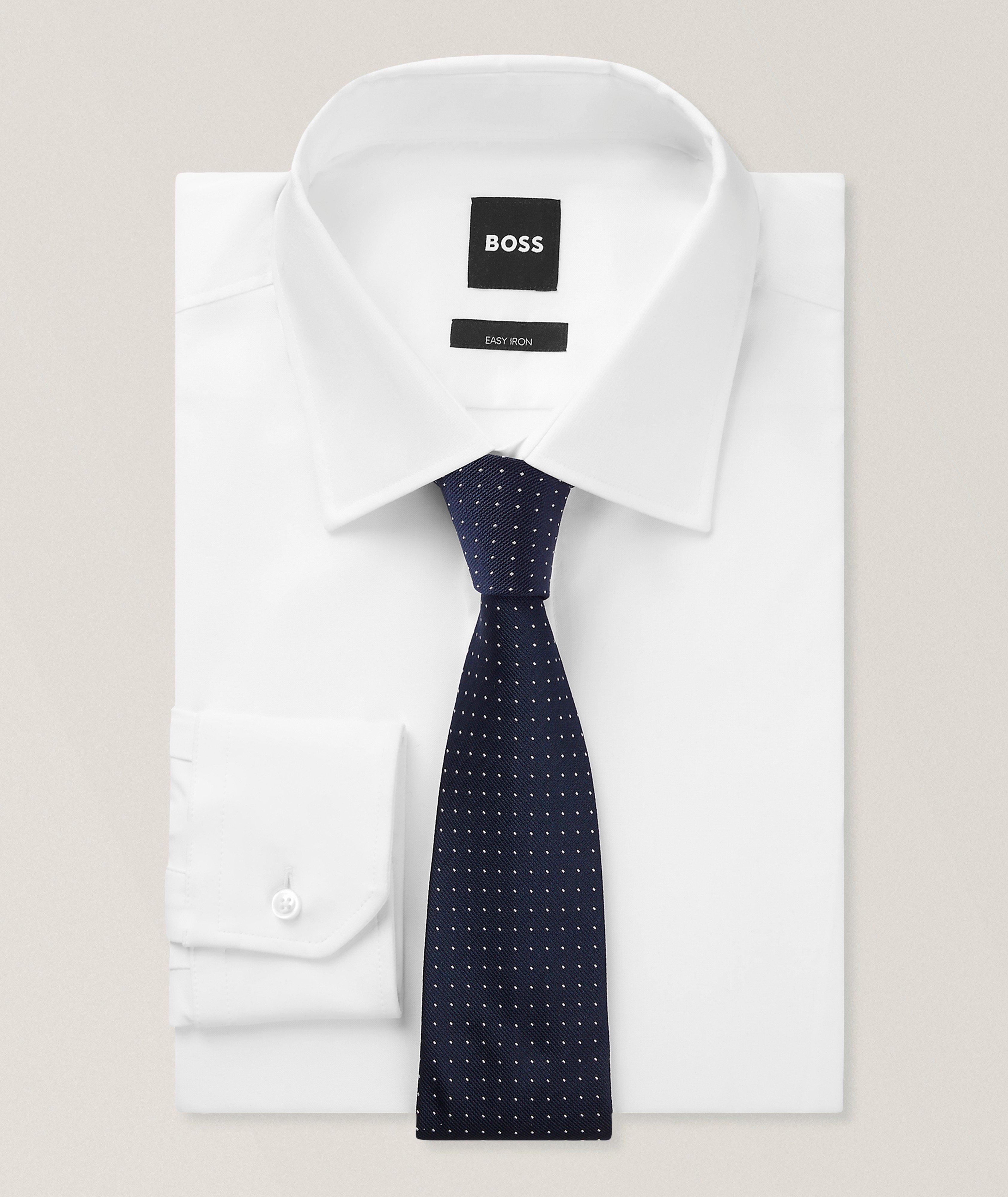 Micro-Dot Silk-Blend Tie  image 2