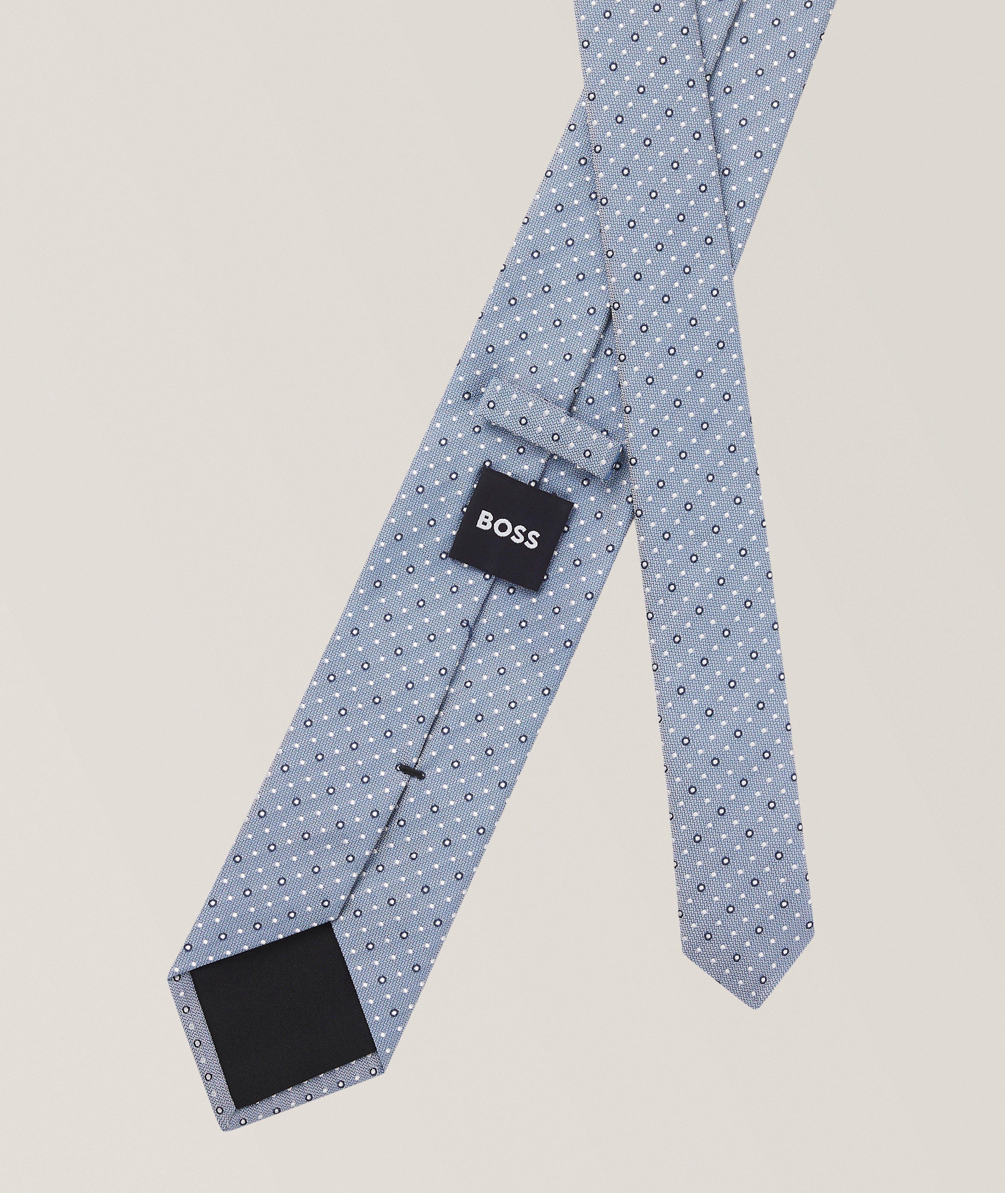 Micro-Dot Silk-Blend Tie  image 1