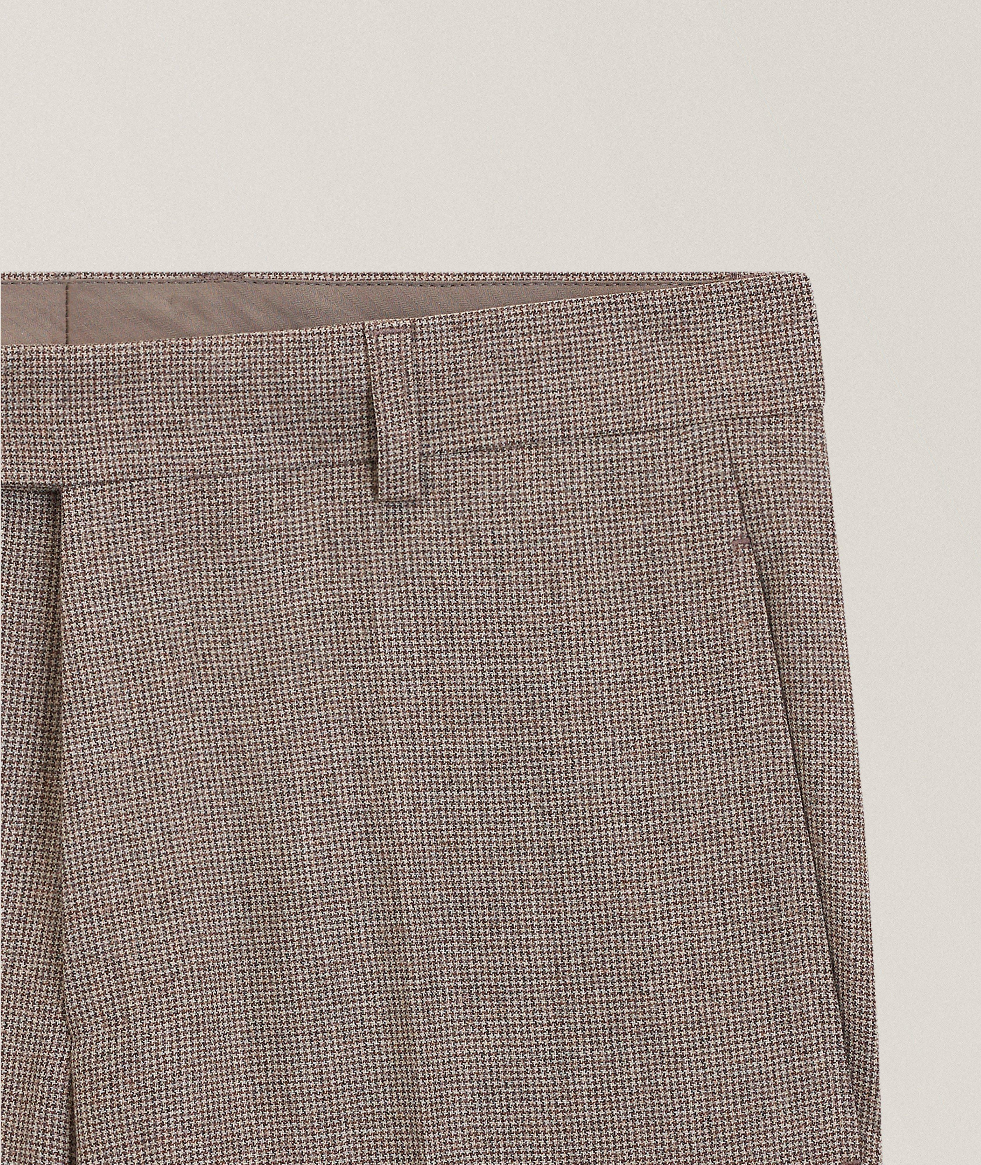 Pantalon fuselé à motif pied-de-poule Peet image 1