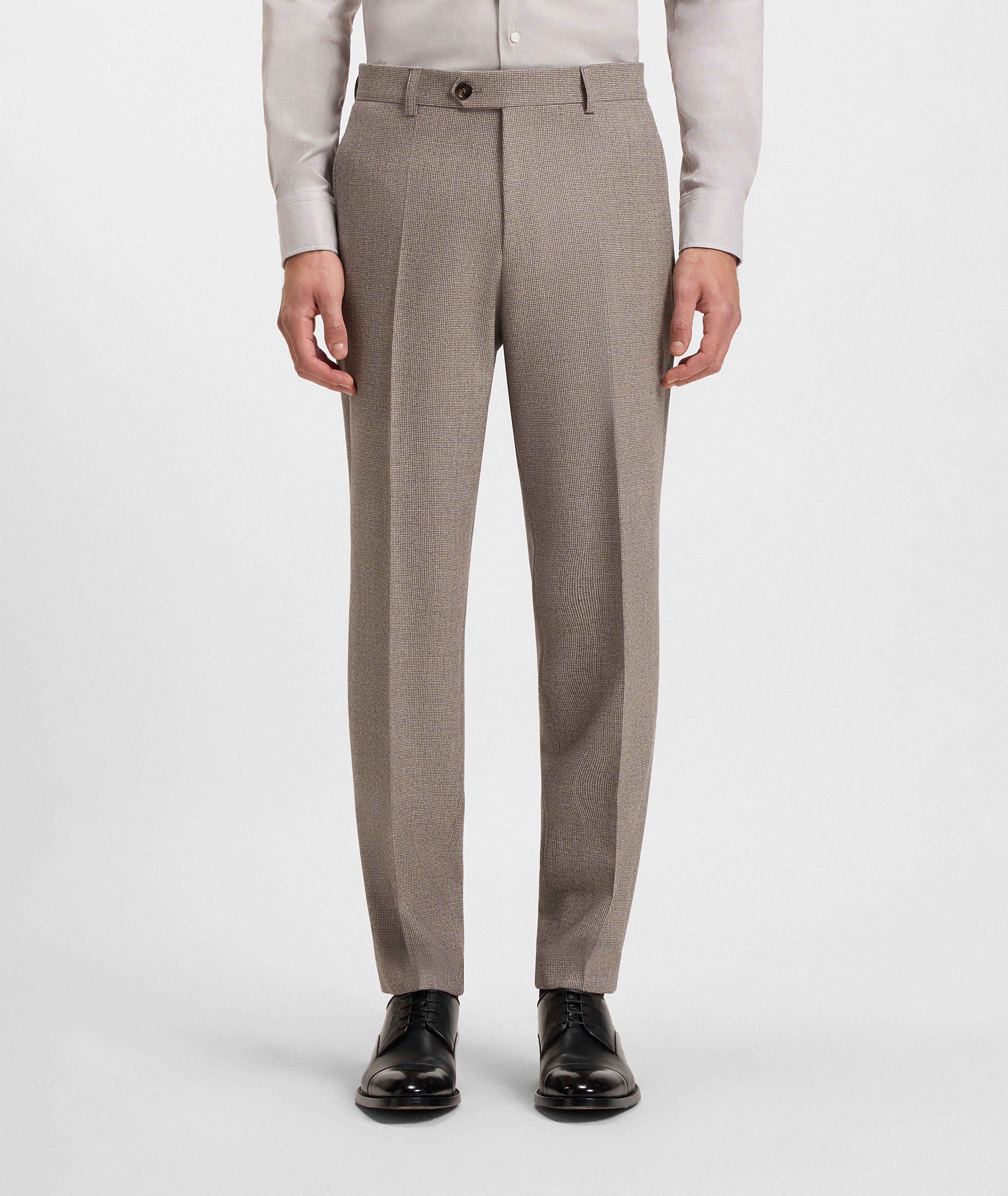 Pantalon fuselé à motif pied-de-poule Peet image 2