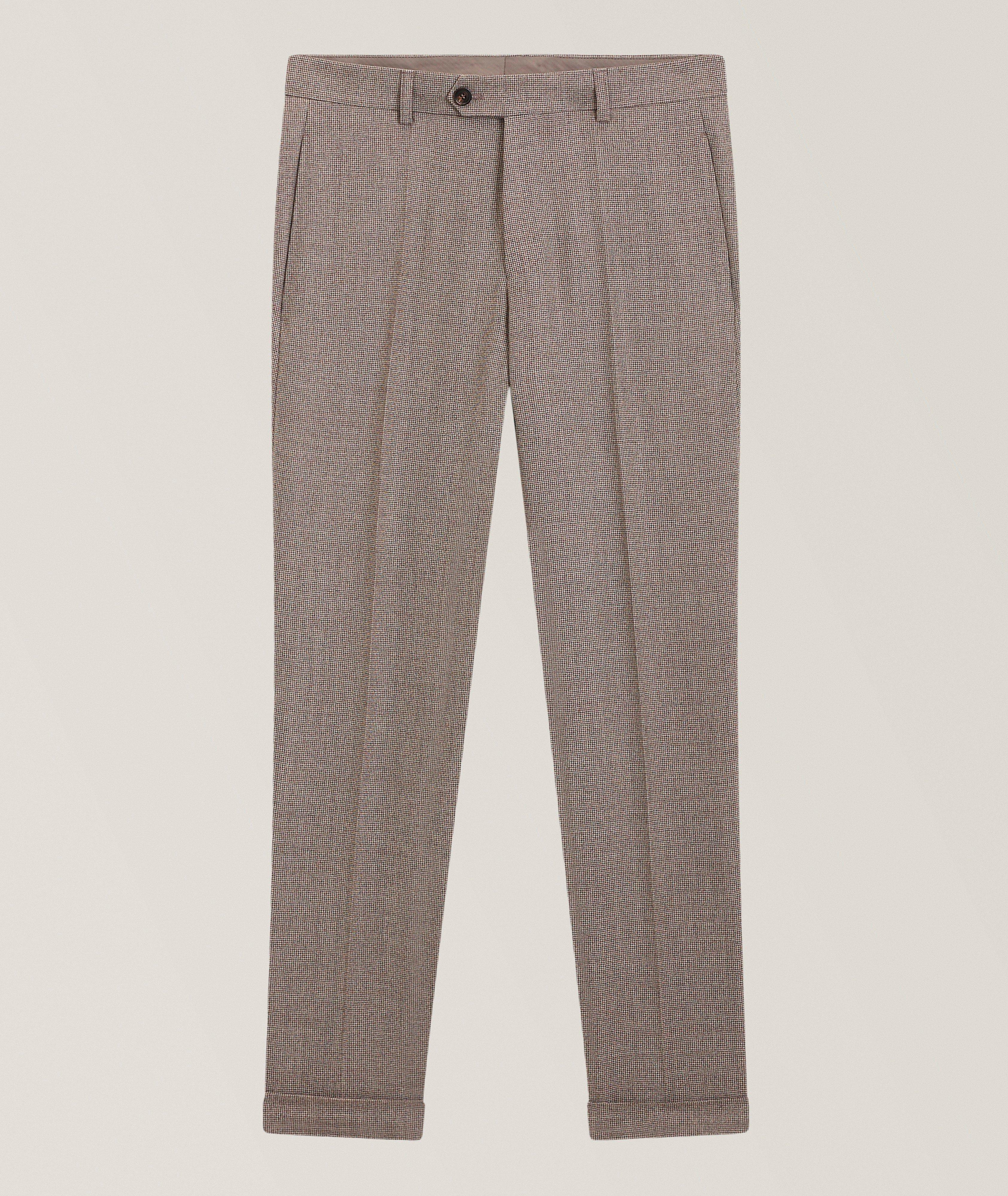 Pantalon fuselé à motif pied-de-poule Peet image 0