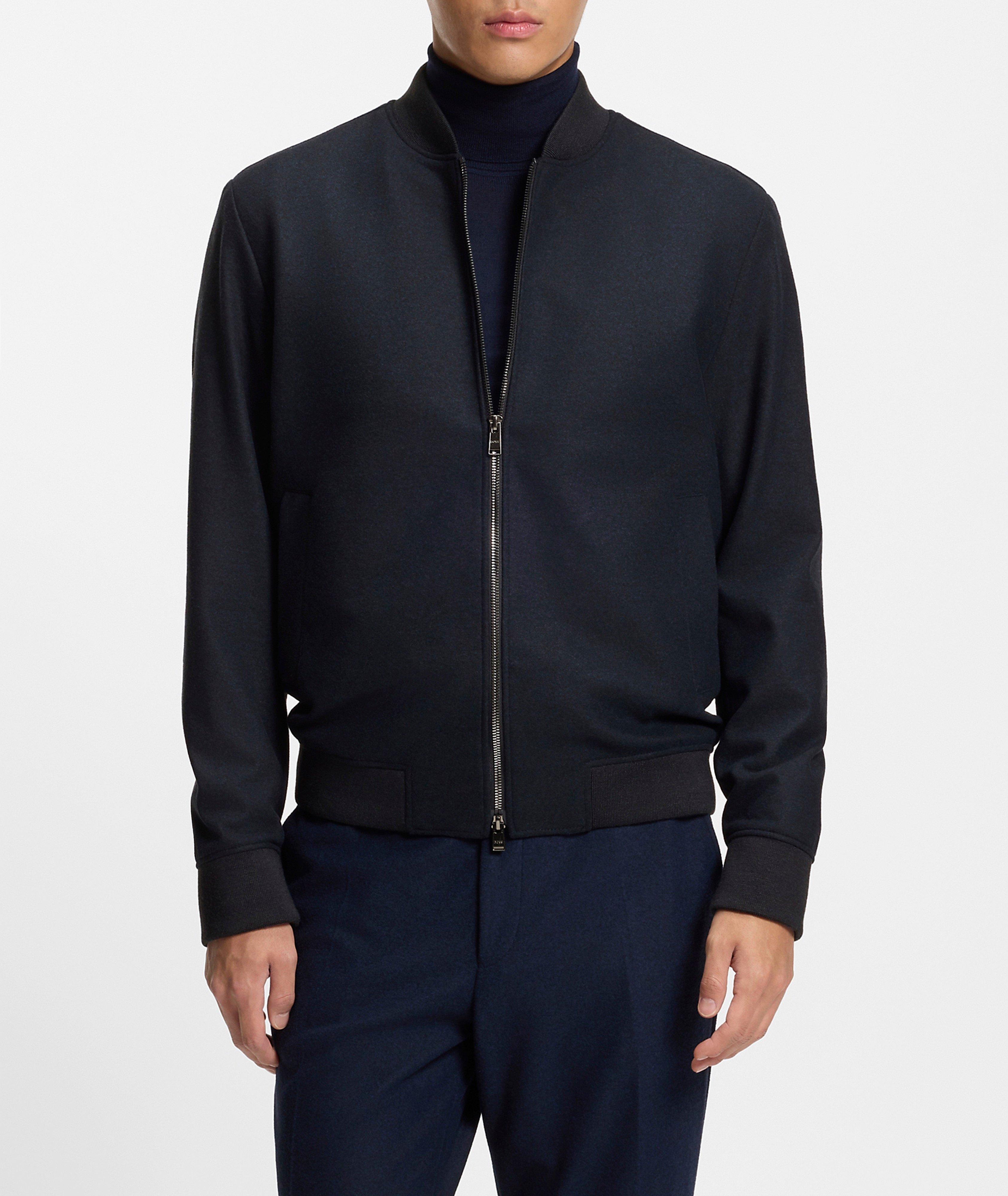 Veste en flanelle brossée extensible image 1
