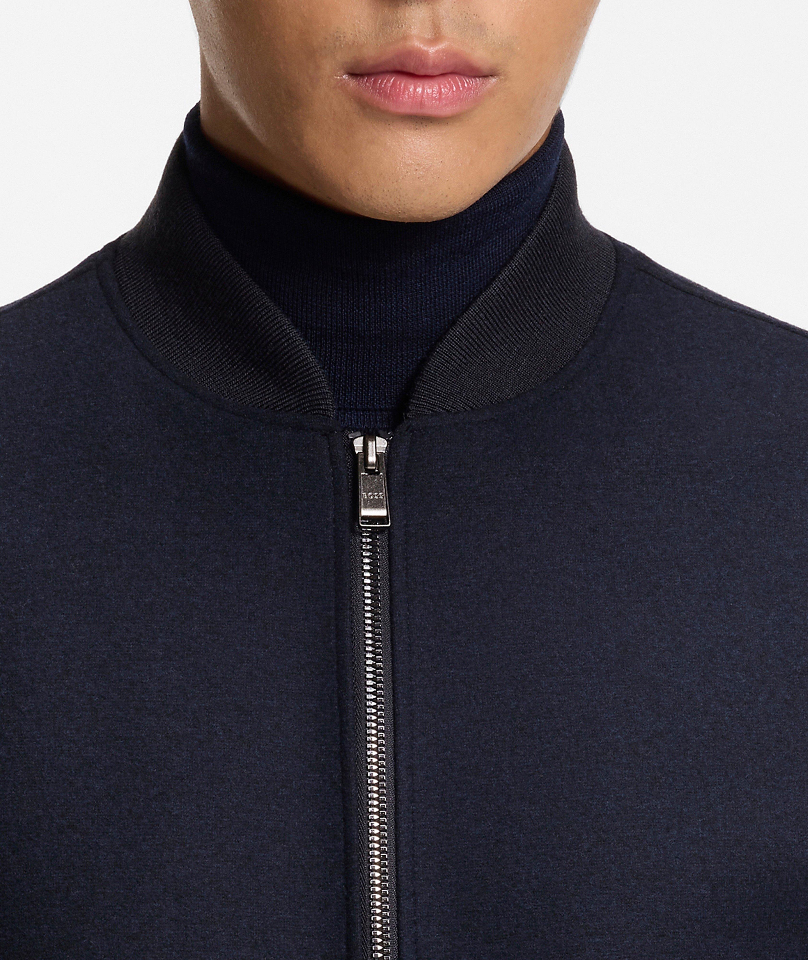 Veste en flanelle brossée extensible image 3