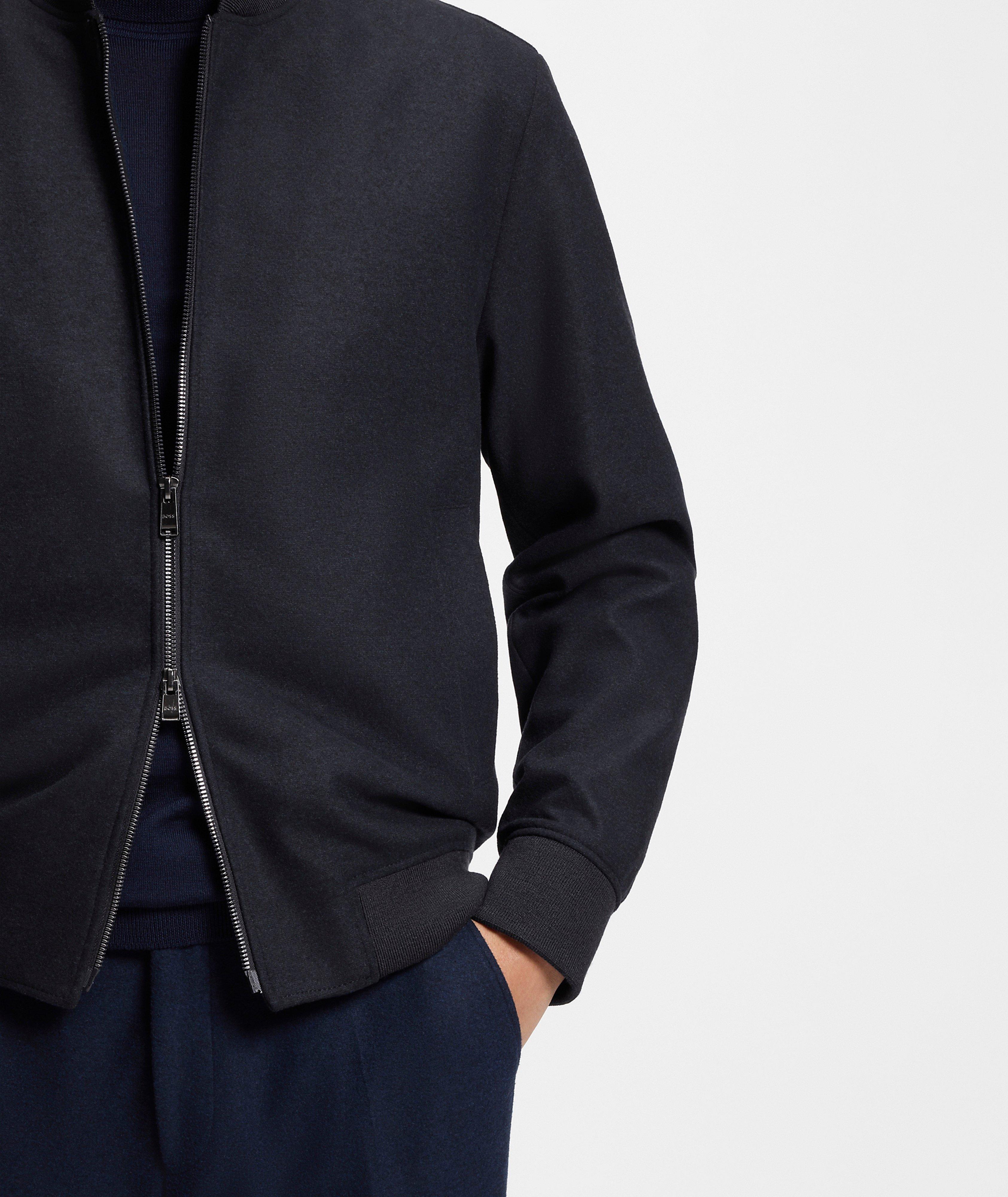 Veste en flanelle brossée extensible image 4