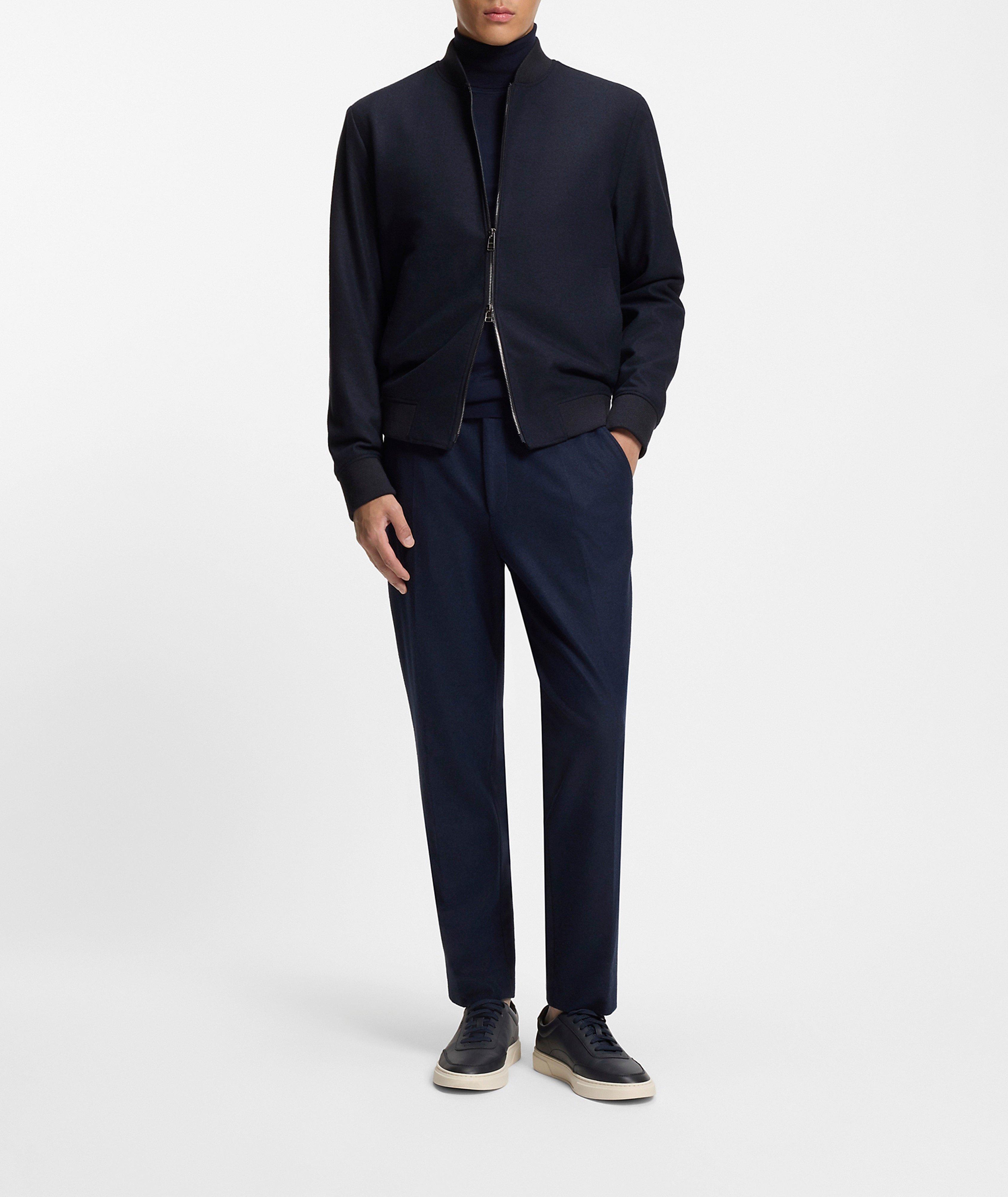 Veste en flanelle brossée extensible image 5