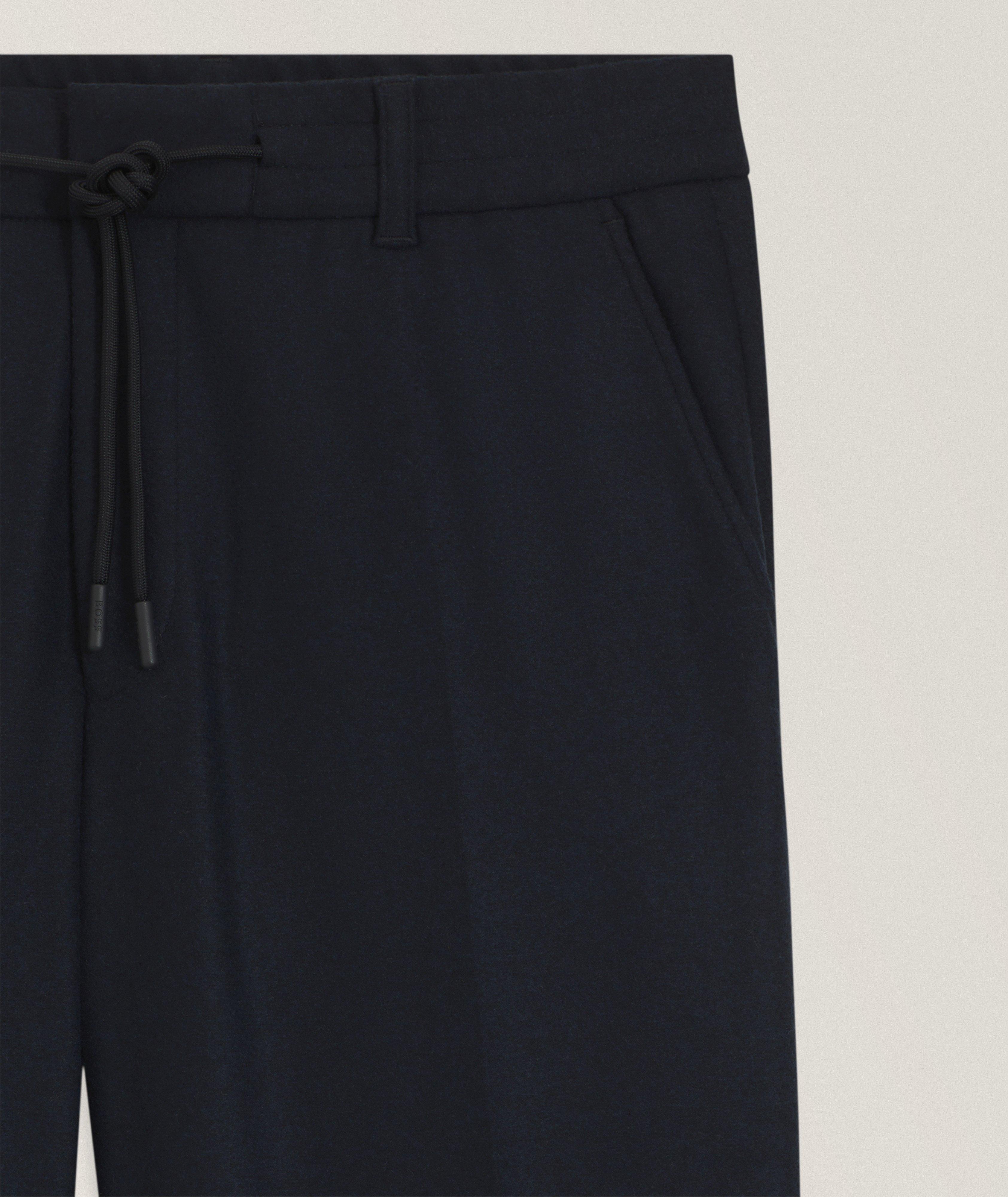 Perin Brushed Stretch-Flannel Tapered Pants image 1