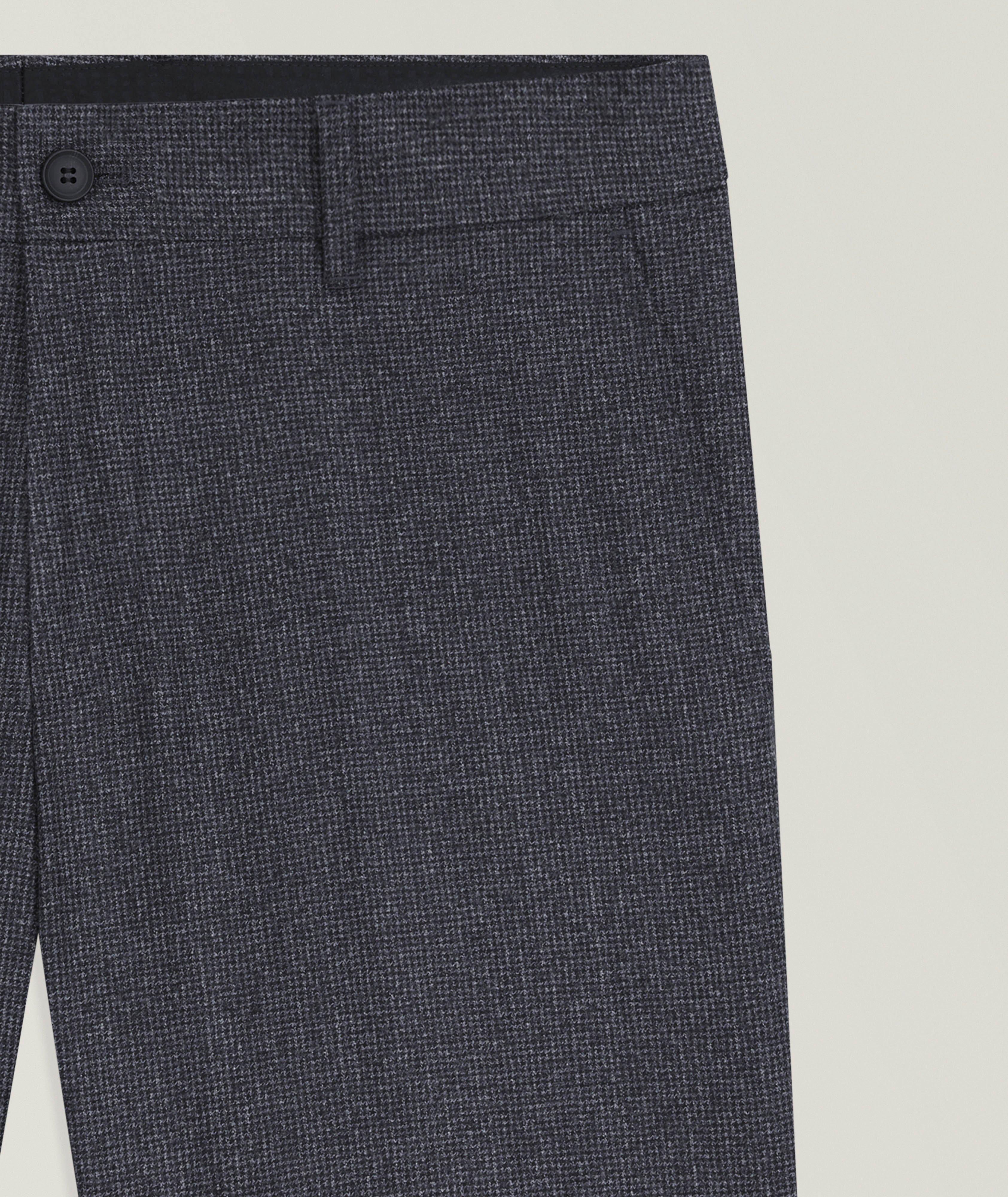 Pantalon Genius en laine à petit motif image 1
