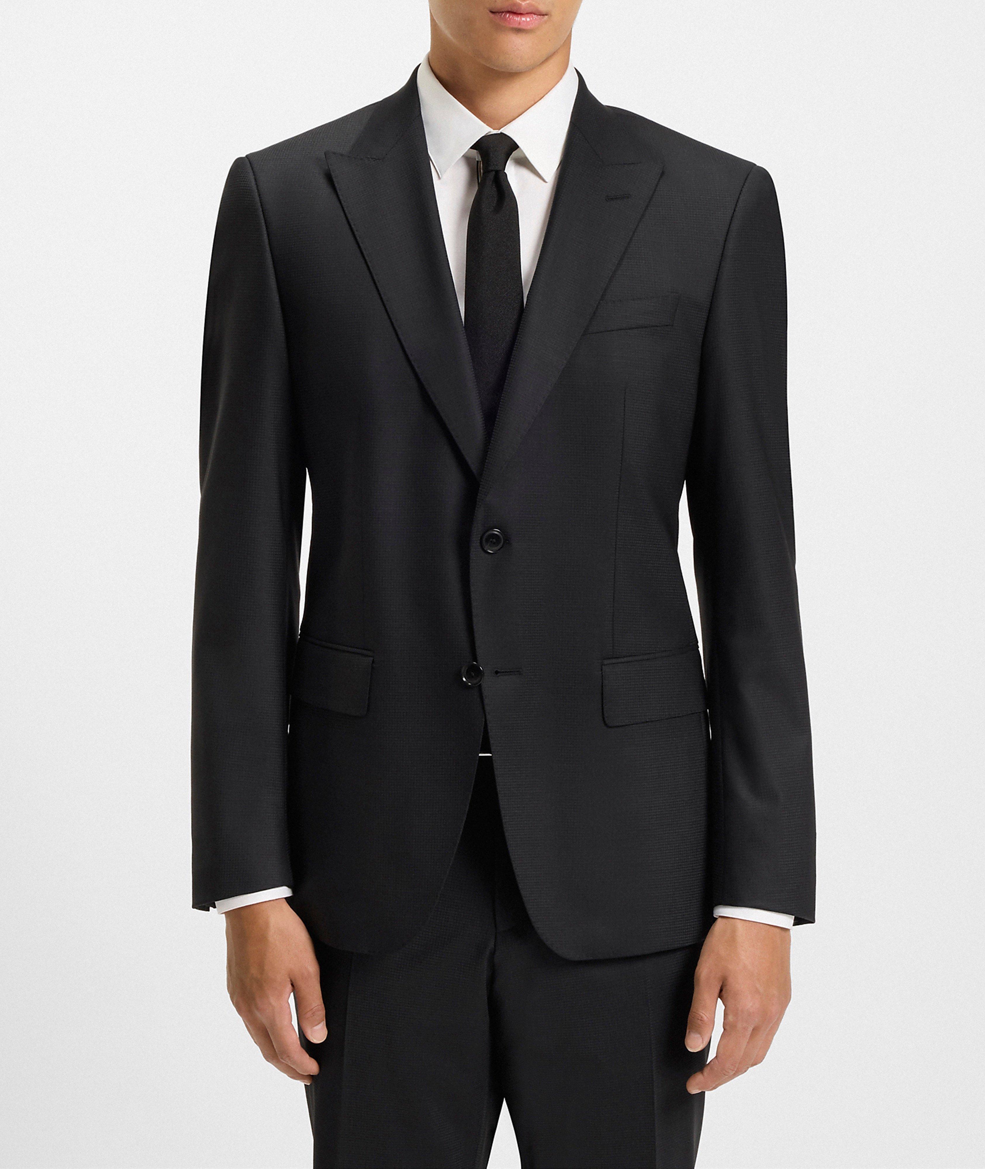 Solid Stretch-Wool Suit image 2