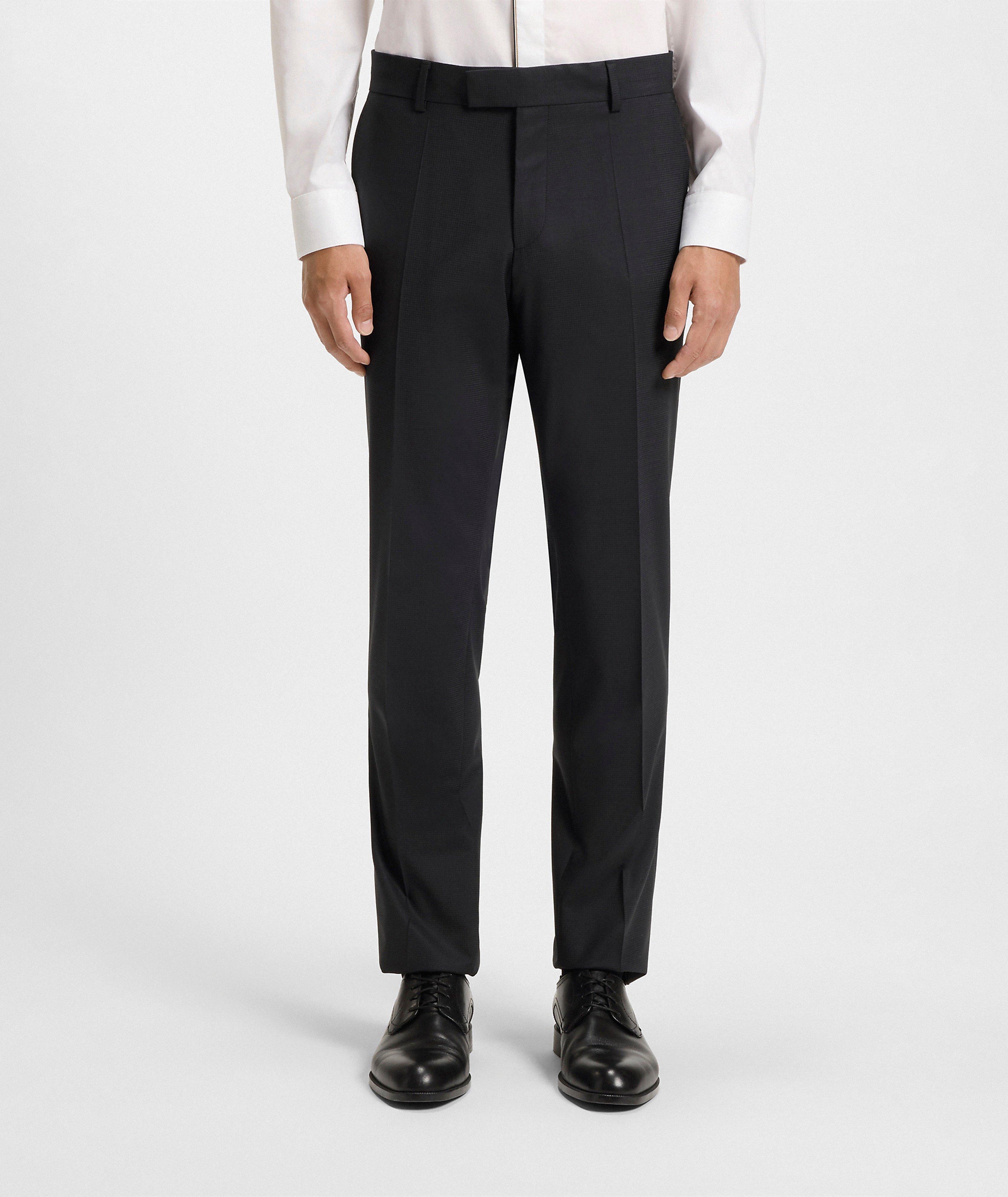Solid Stretch-Wool Suit image 4