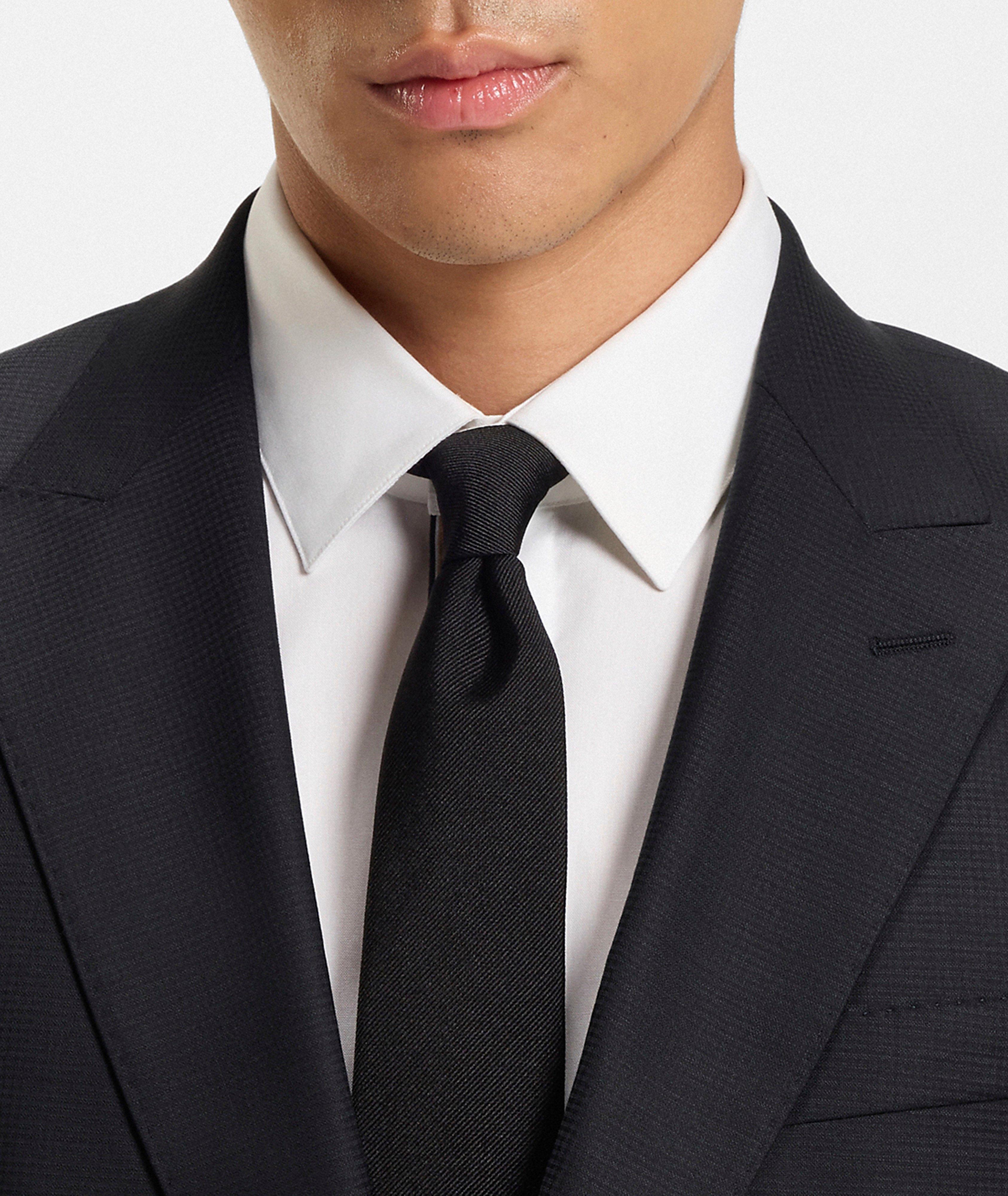 Solid Stretch-Wool Suit image 6