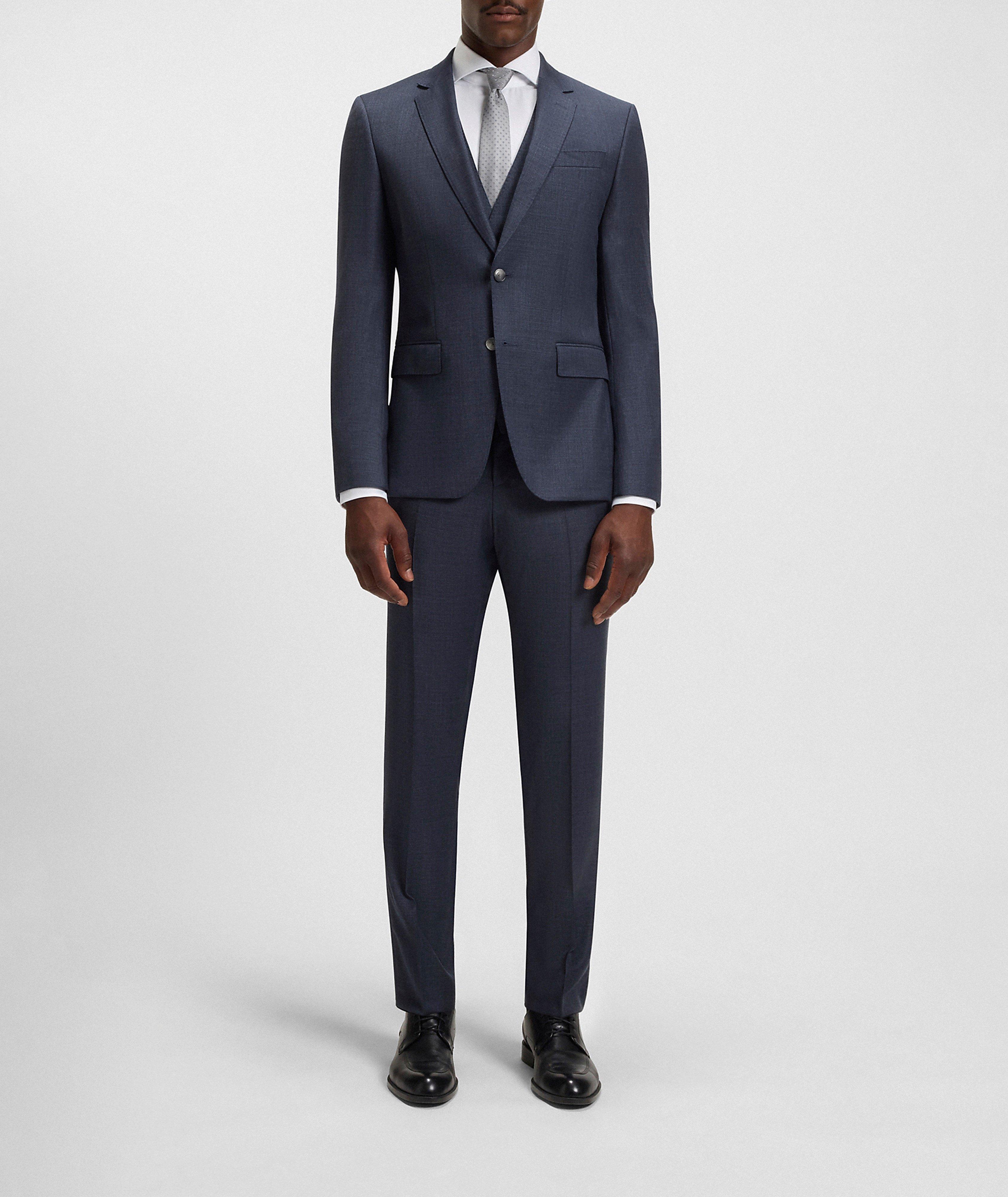 Three-Piece Stretch-Wool Suit image 7
