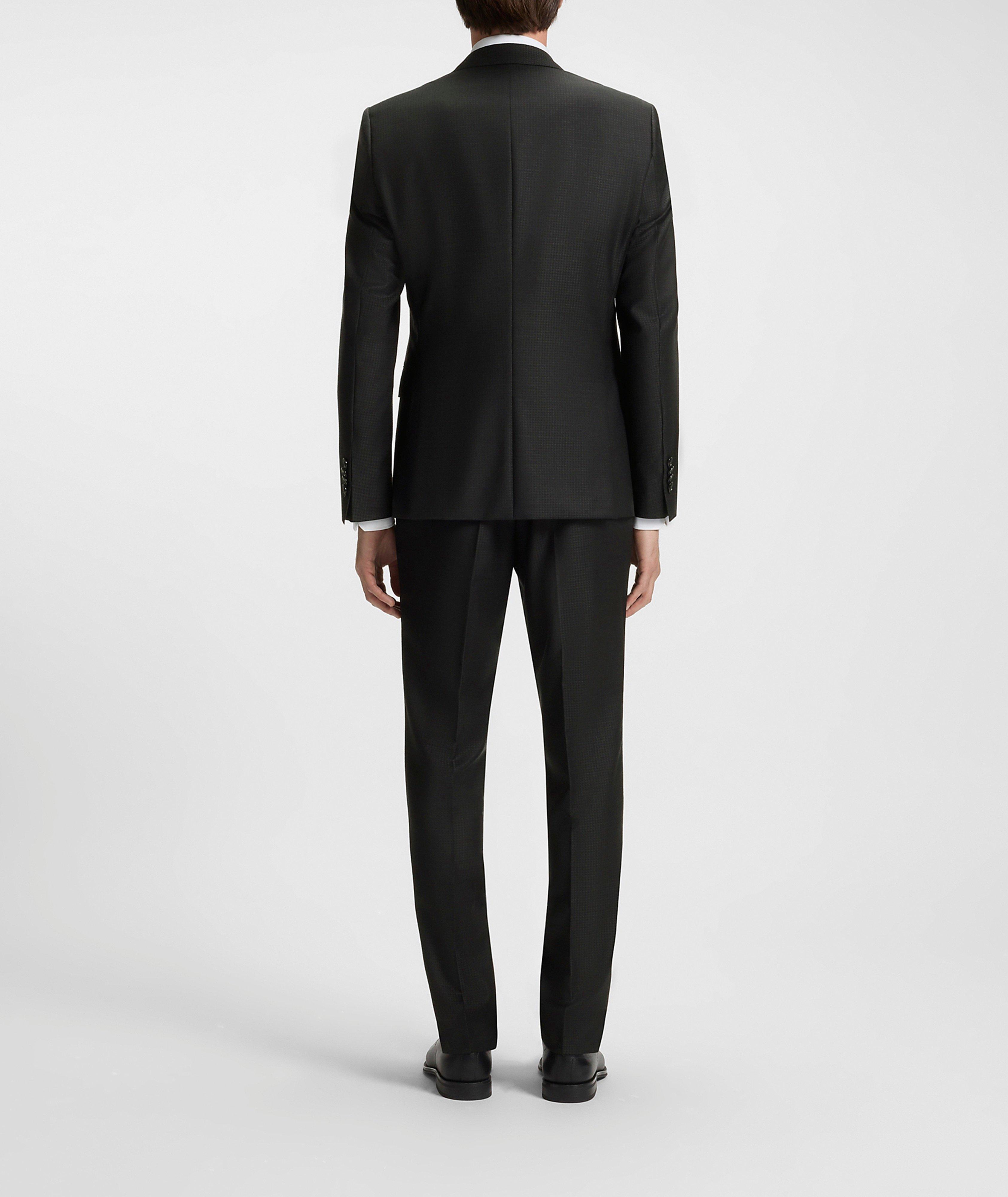 Three-Piece Check Wool Suit image 1