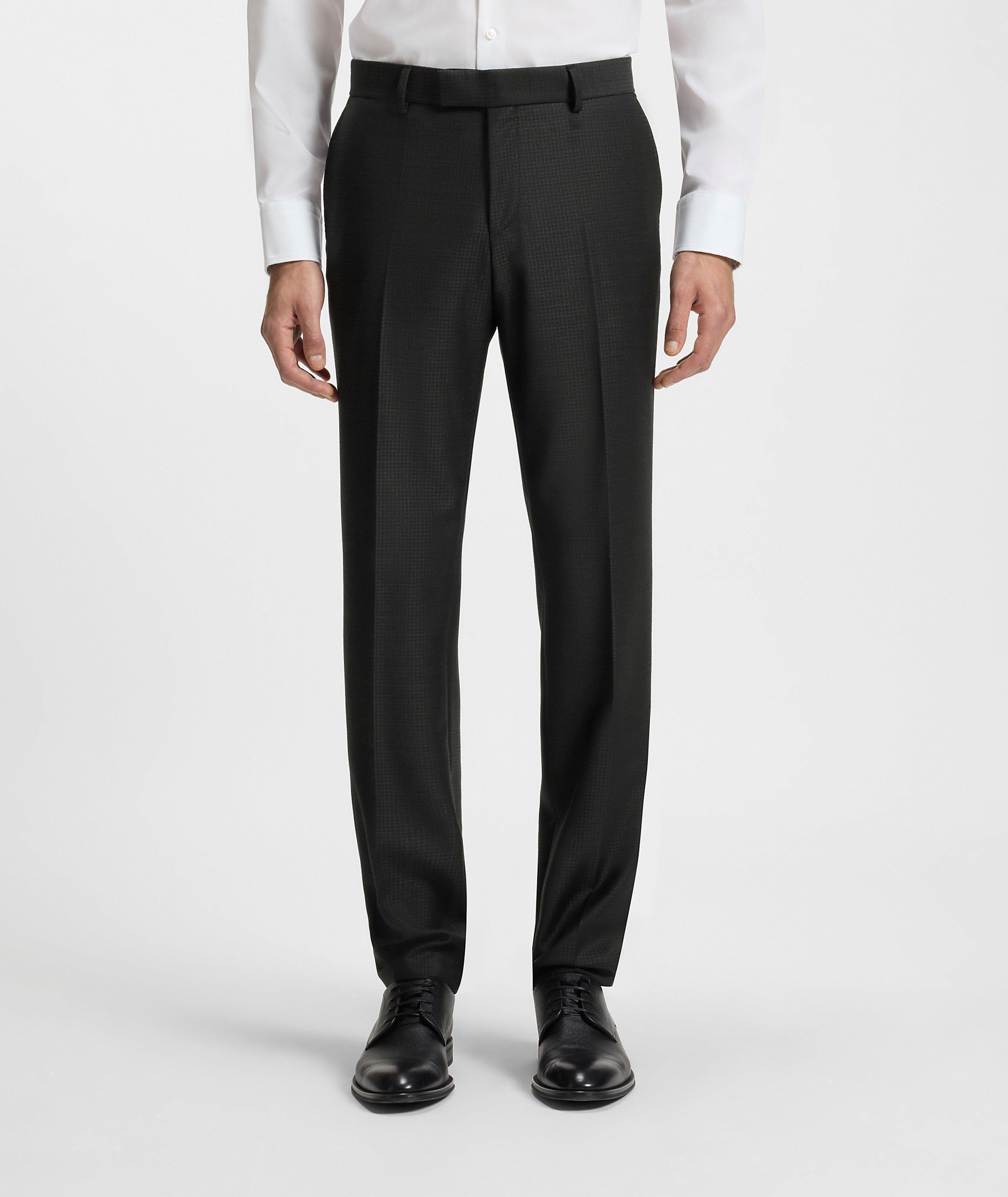 Three-Piece Check Wool Suit image 2