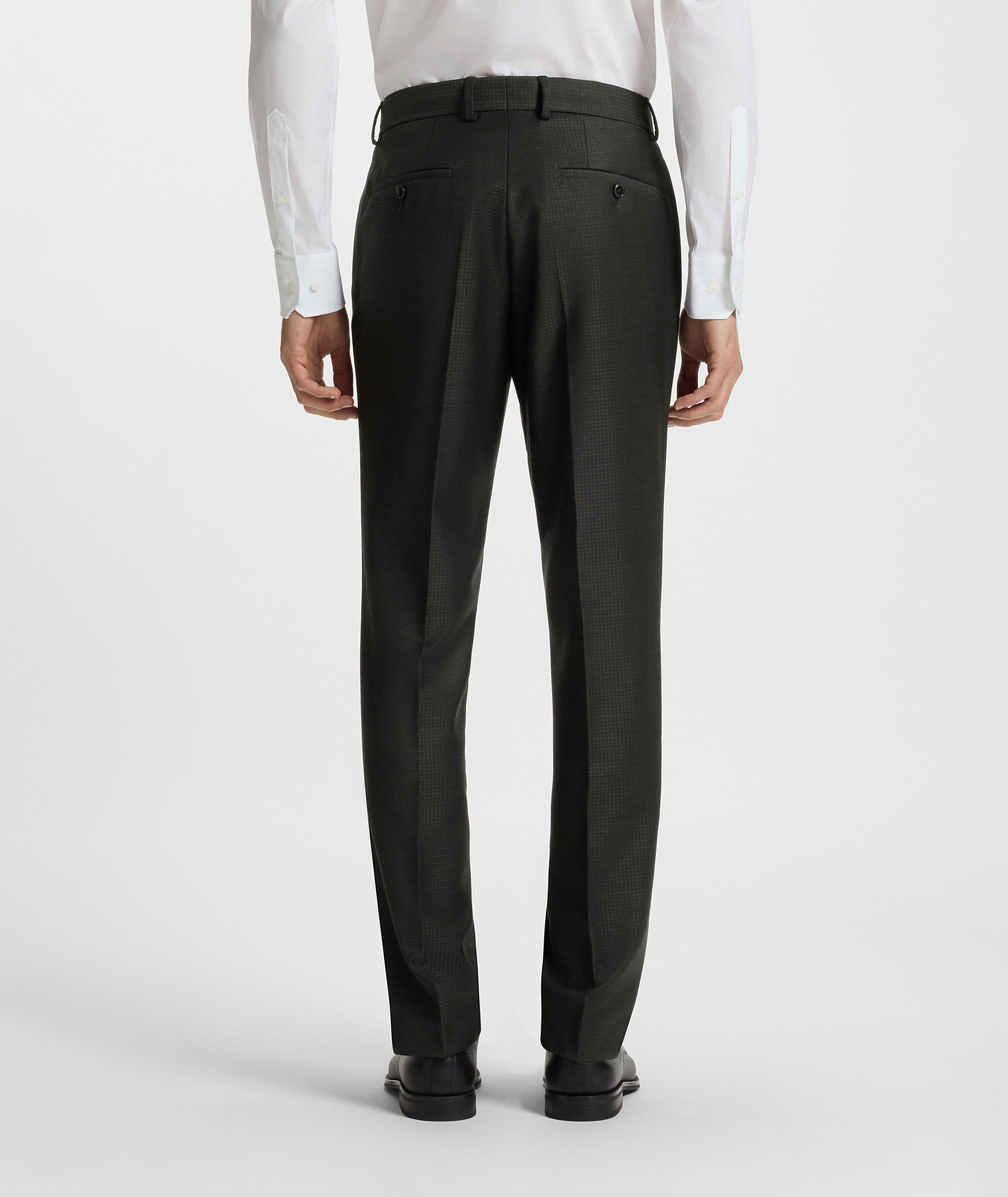 Three-Piece Check Wool Suit image 3