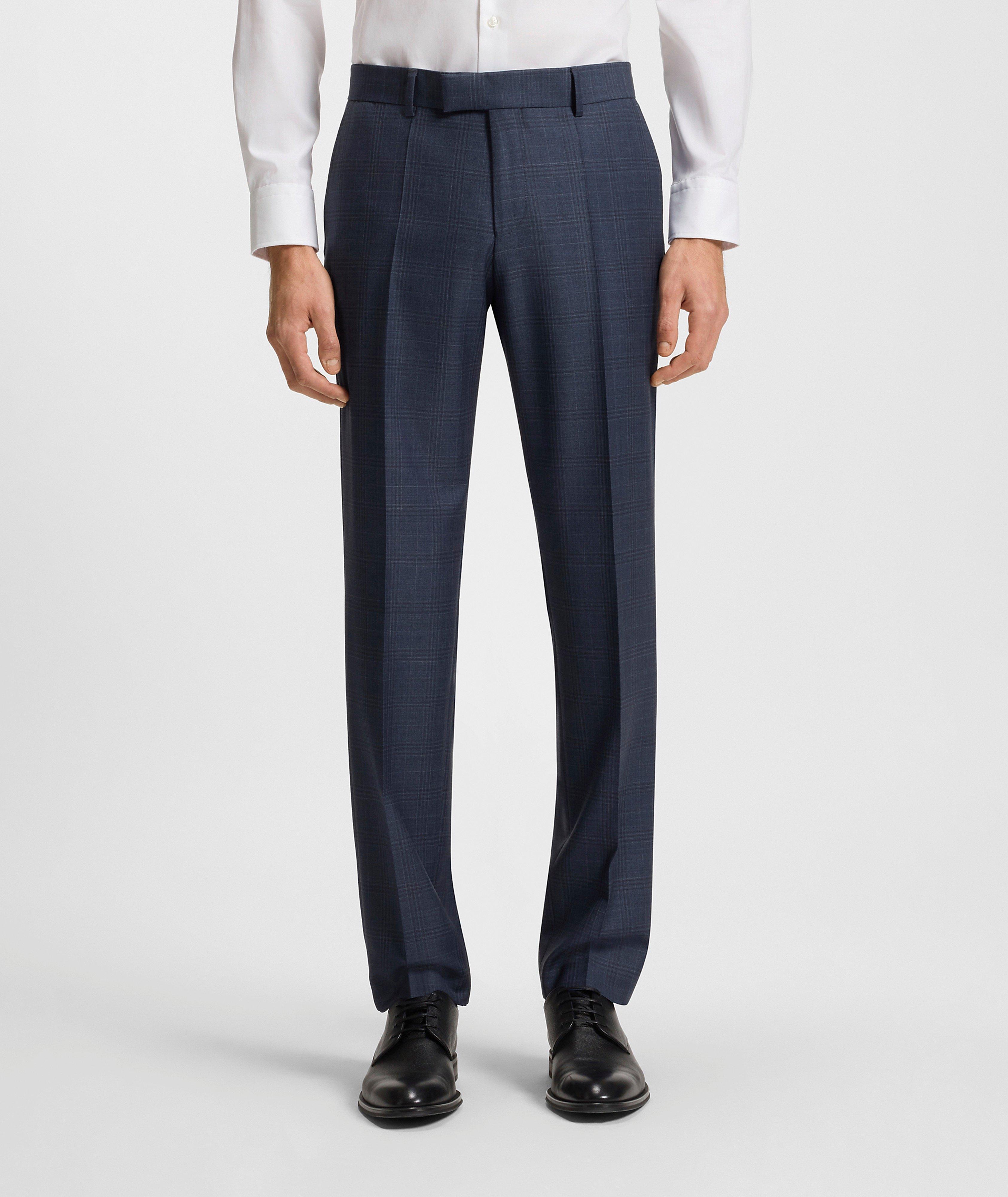 Checked Wool Suit image 3