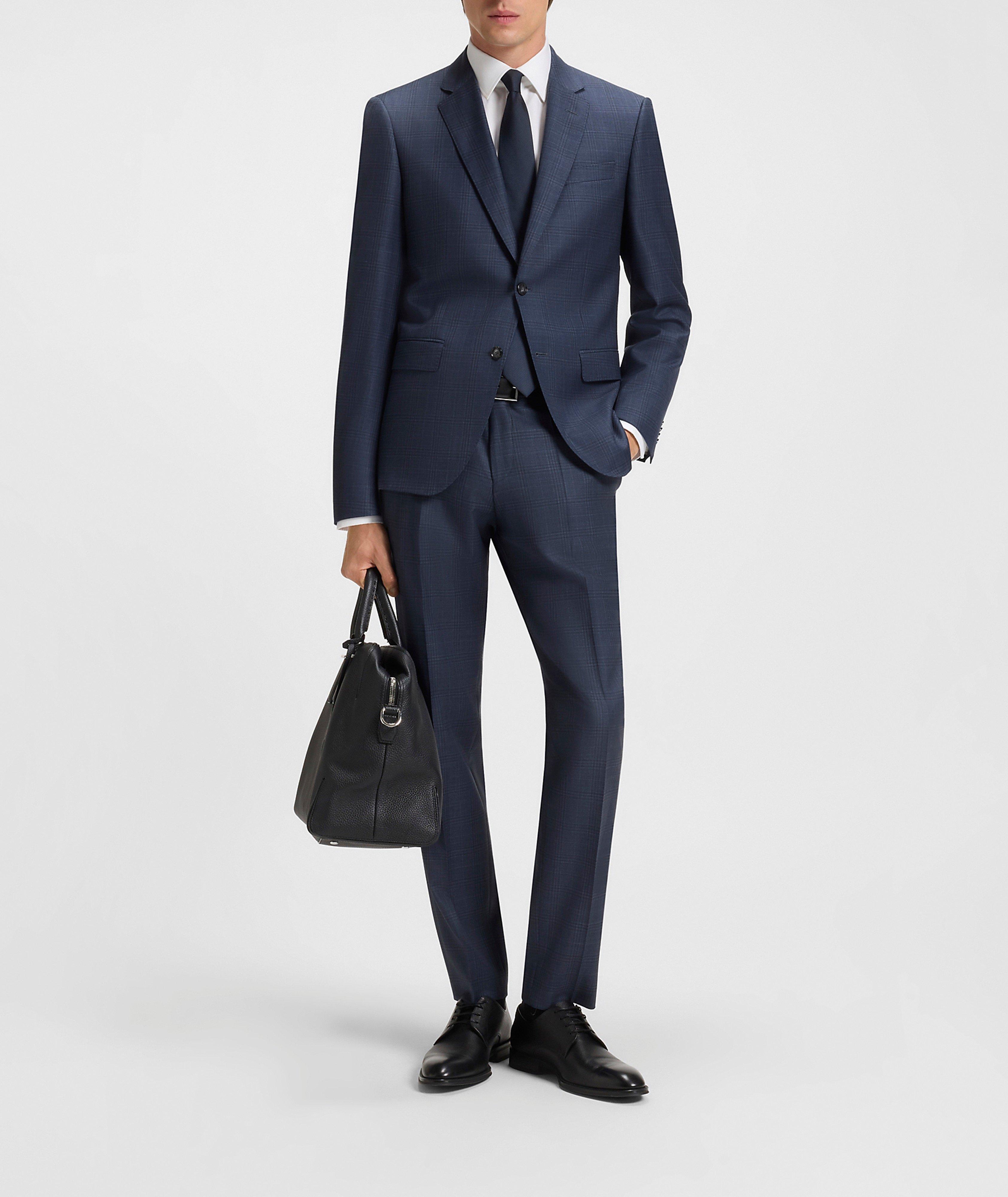 Checked Wool Suit image 7