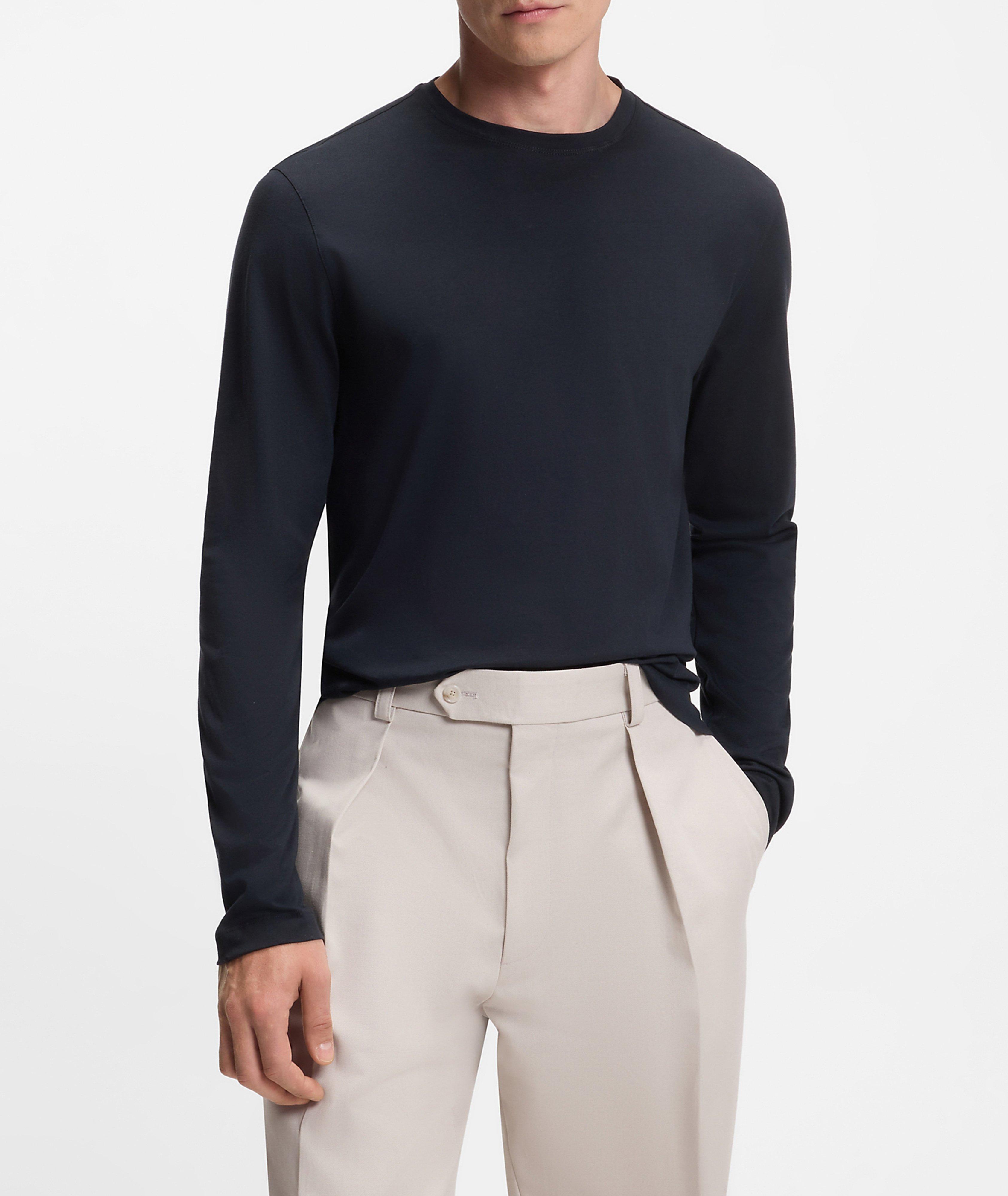 X BECKHAM Townley Mercerized Cotton T-Shirt image 1
