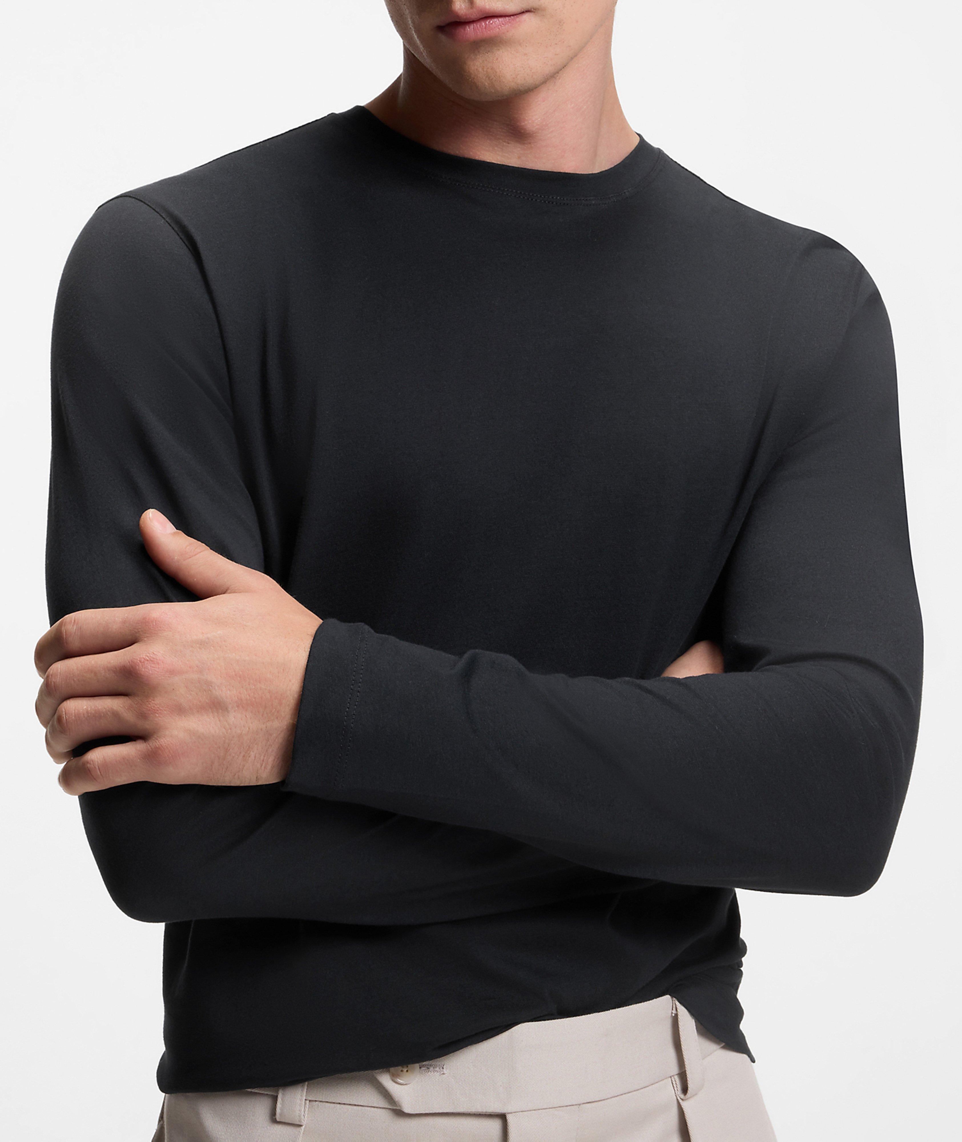 X BECKHAM Townley Mercerized Cotton T-Shirt image 3
