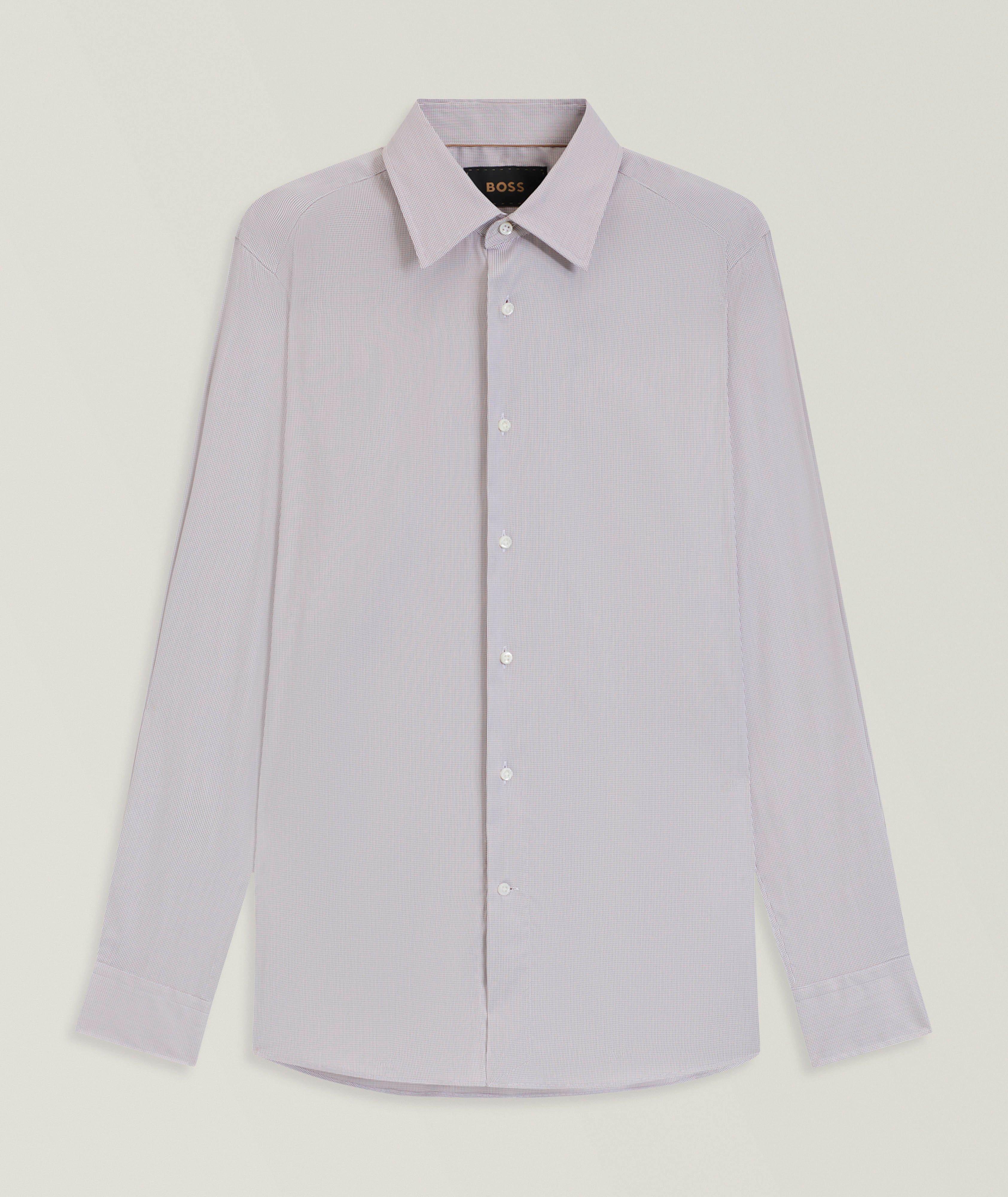 Slim-Fit Cotton-Blend Dress Shirt  image 0