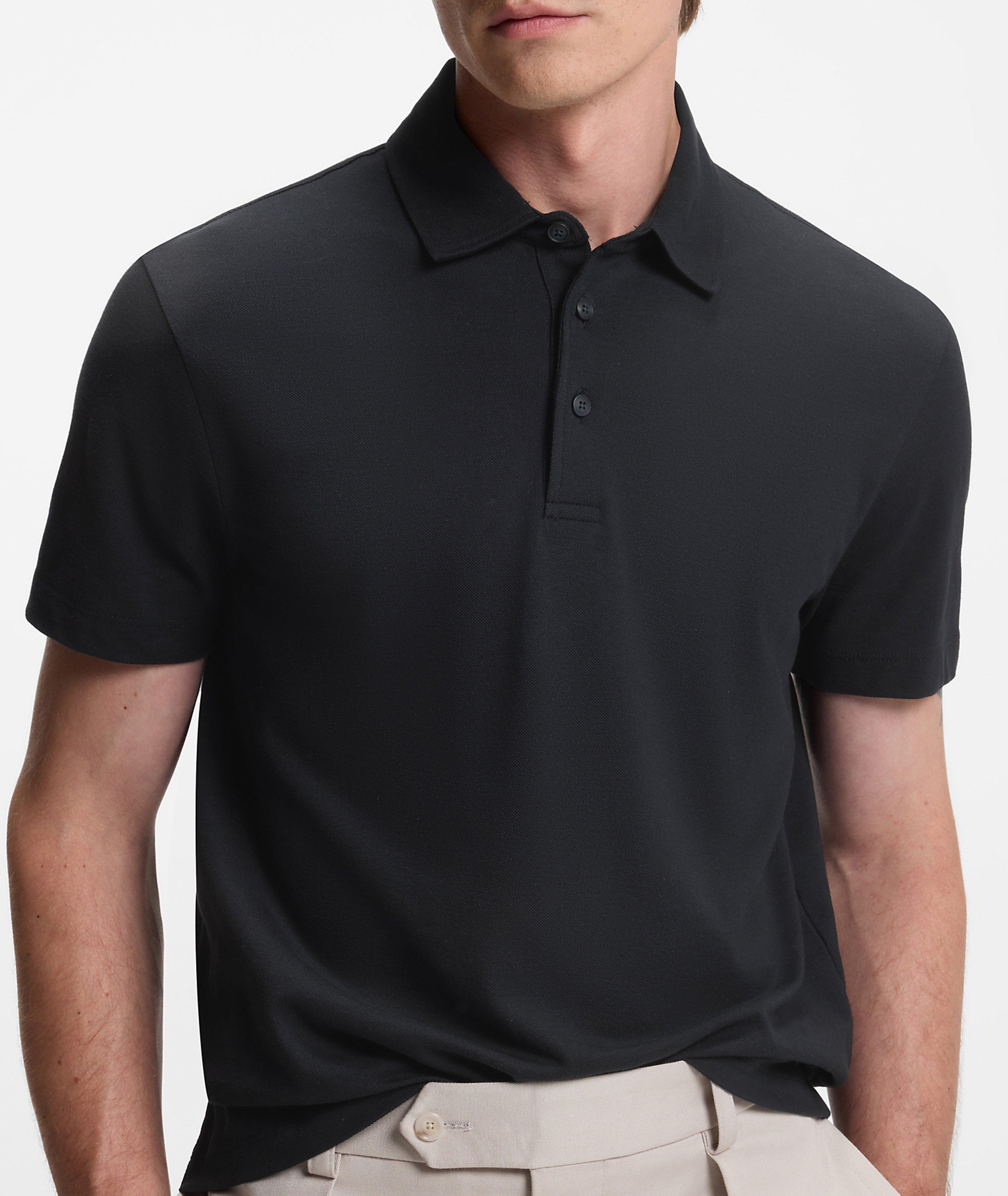 X BECKHAM Parris Cotton-Silk Polo image 1
