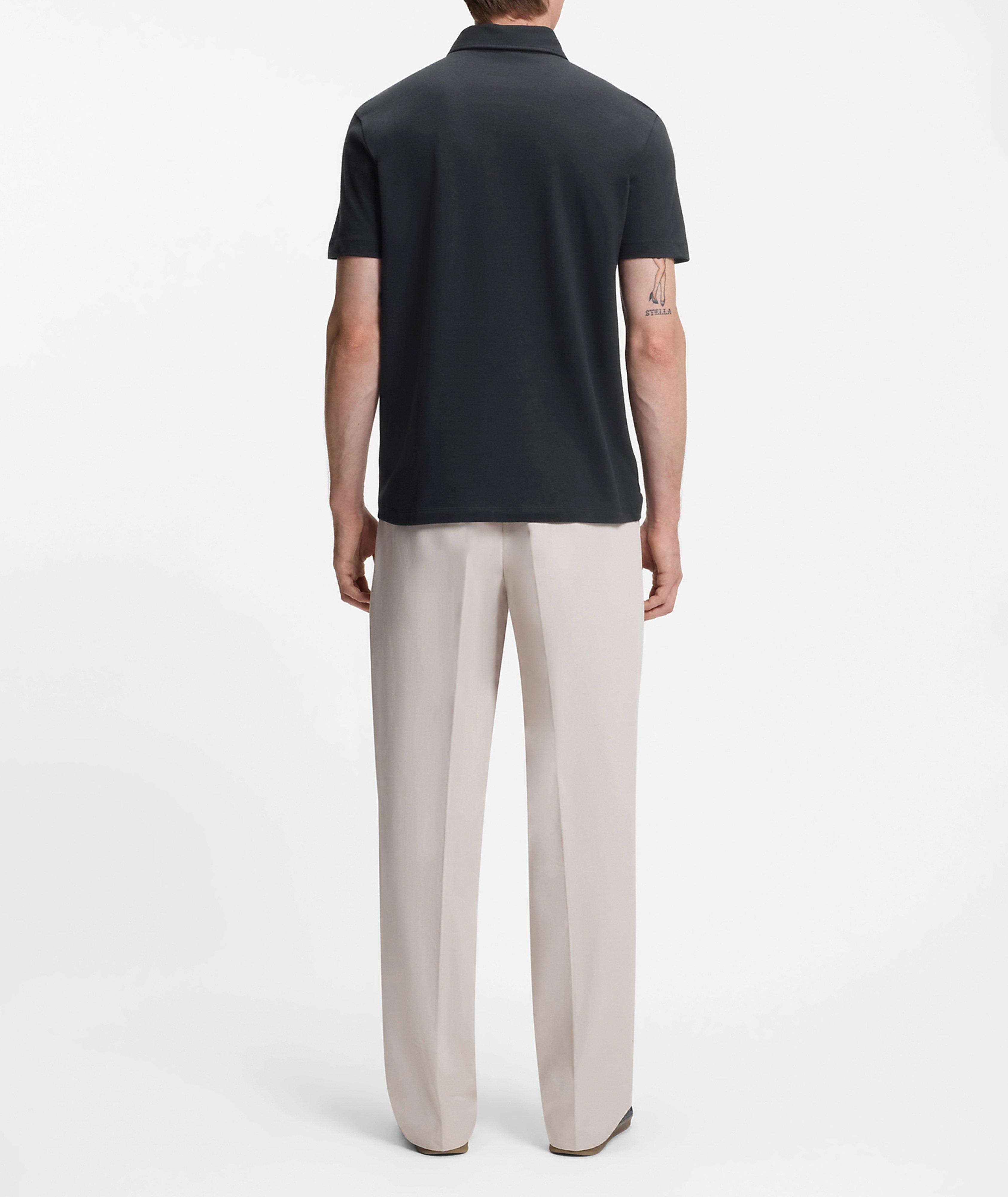 X BECKHAM Parris Cotton-Silk Polo image 2