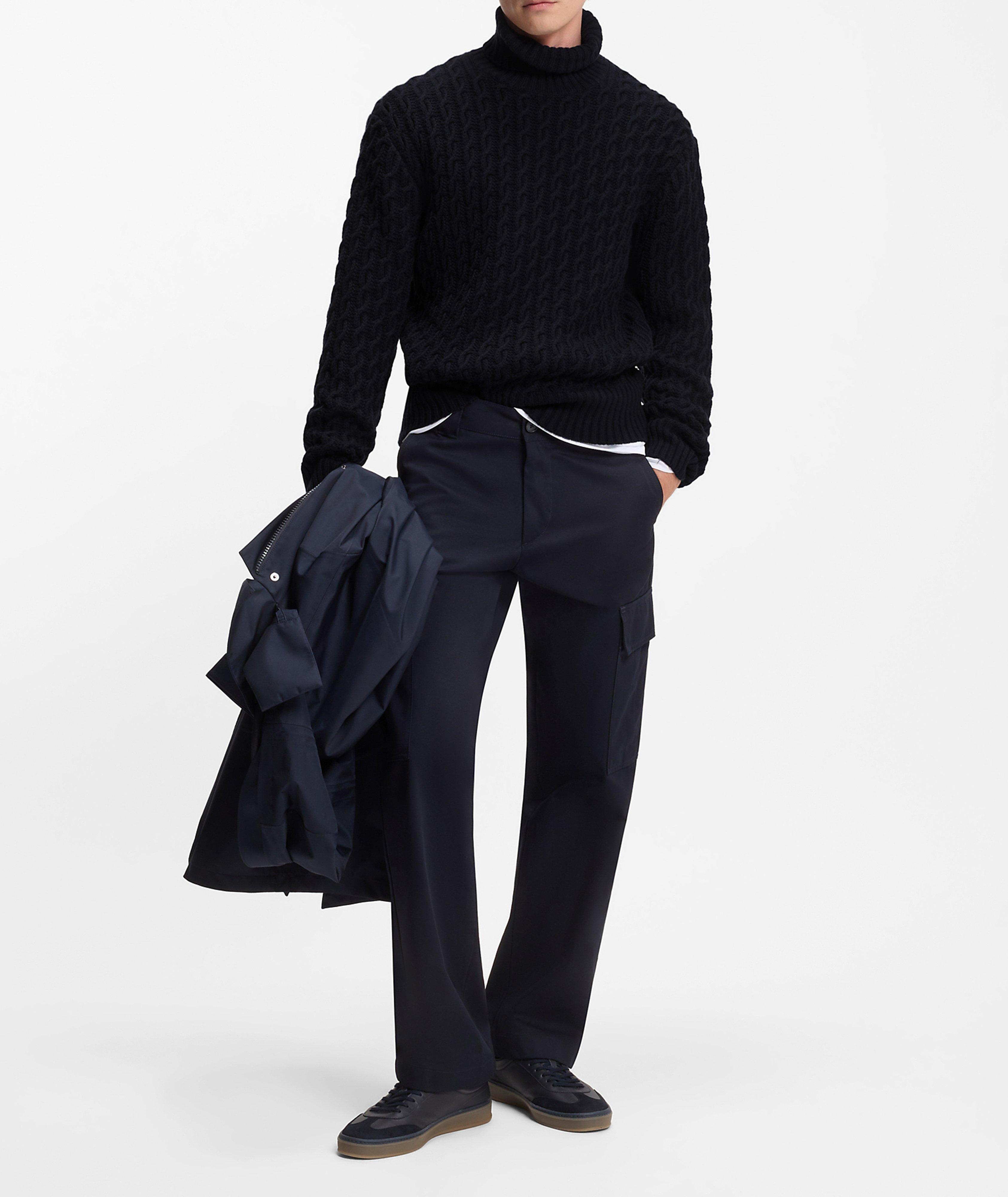 Chandail Herrero à col roulé en tricot torsadé X BECKHAM image 4