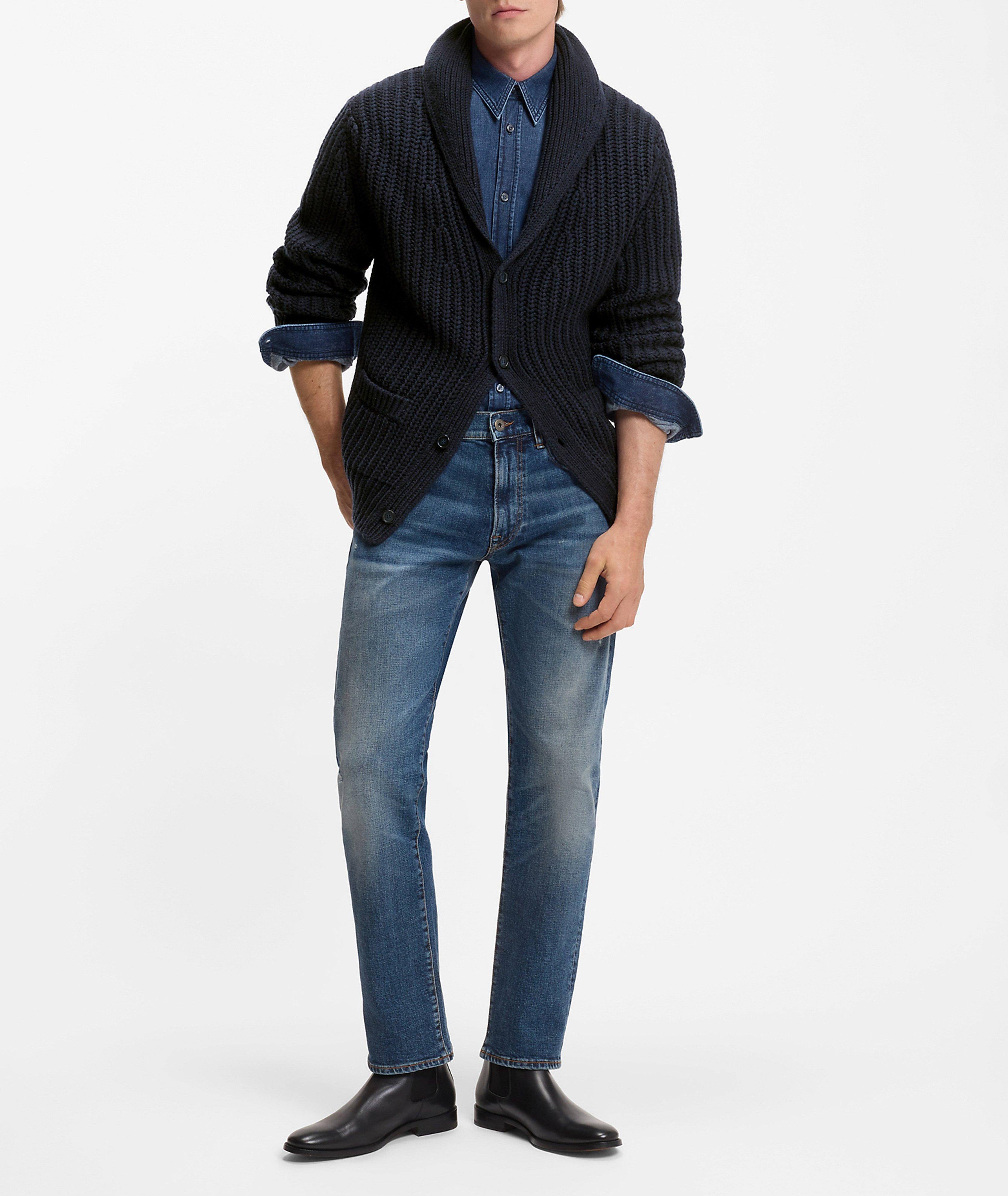 X BECKHAM Horace Shawl Collar Cardigan image 4