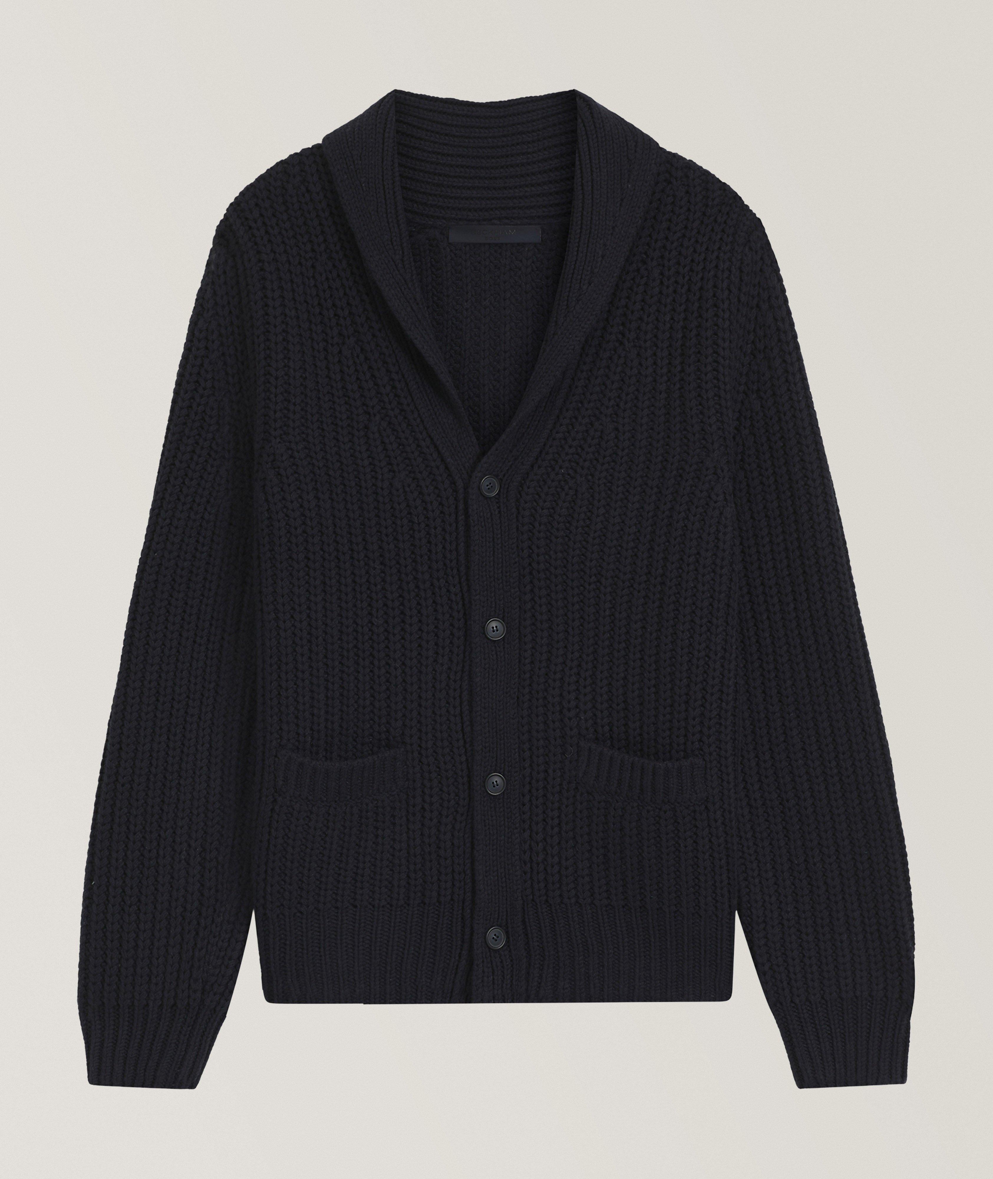 BOSS X BECKHAM Horace Shawl Collar Cardigan