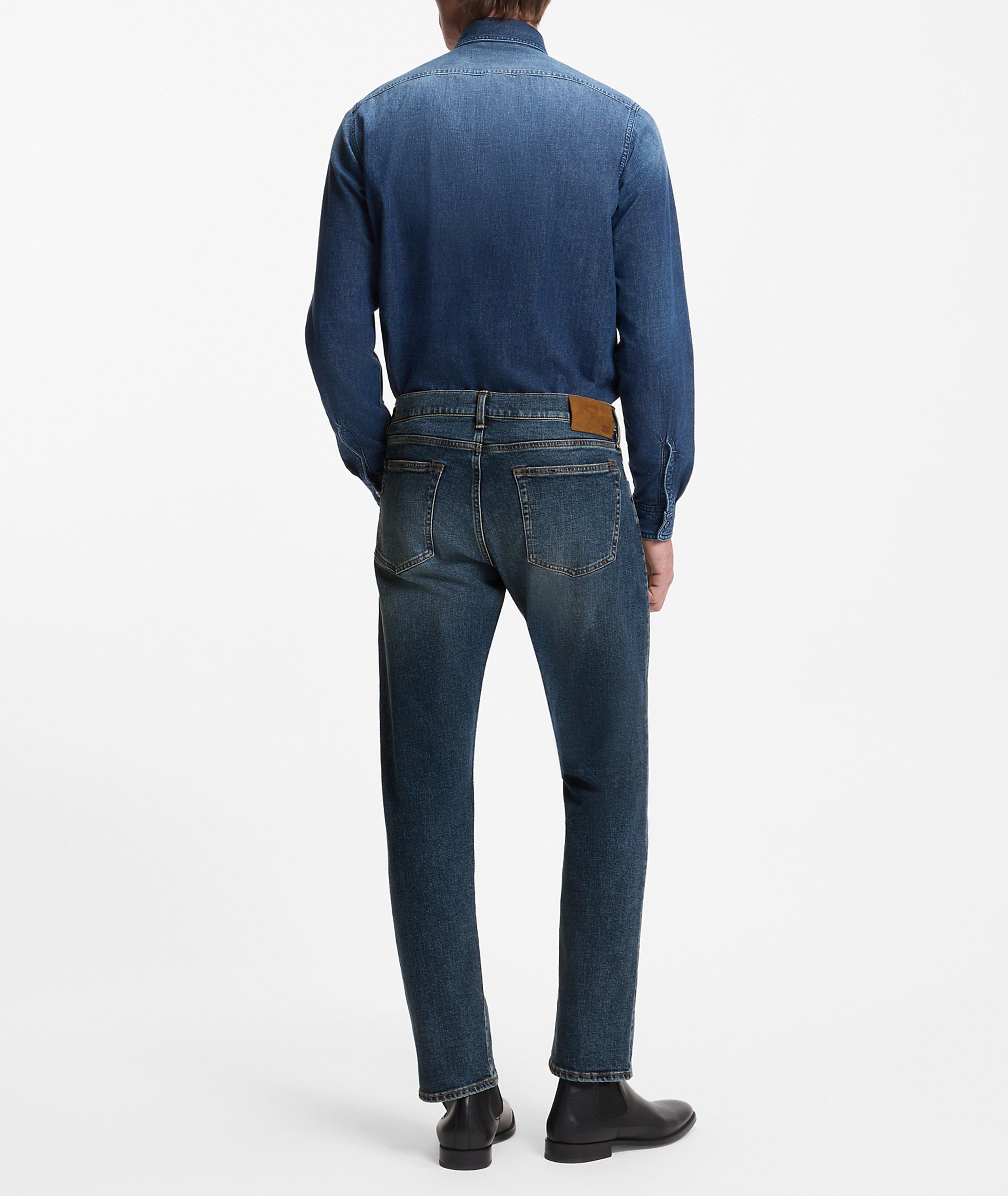 X BECKHAM Slim-Fit Faded Jeans image 3