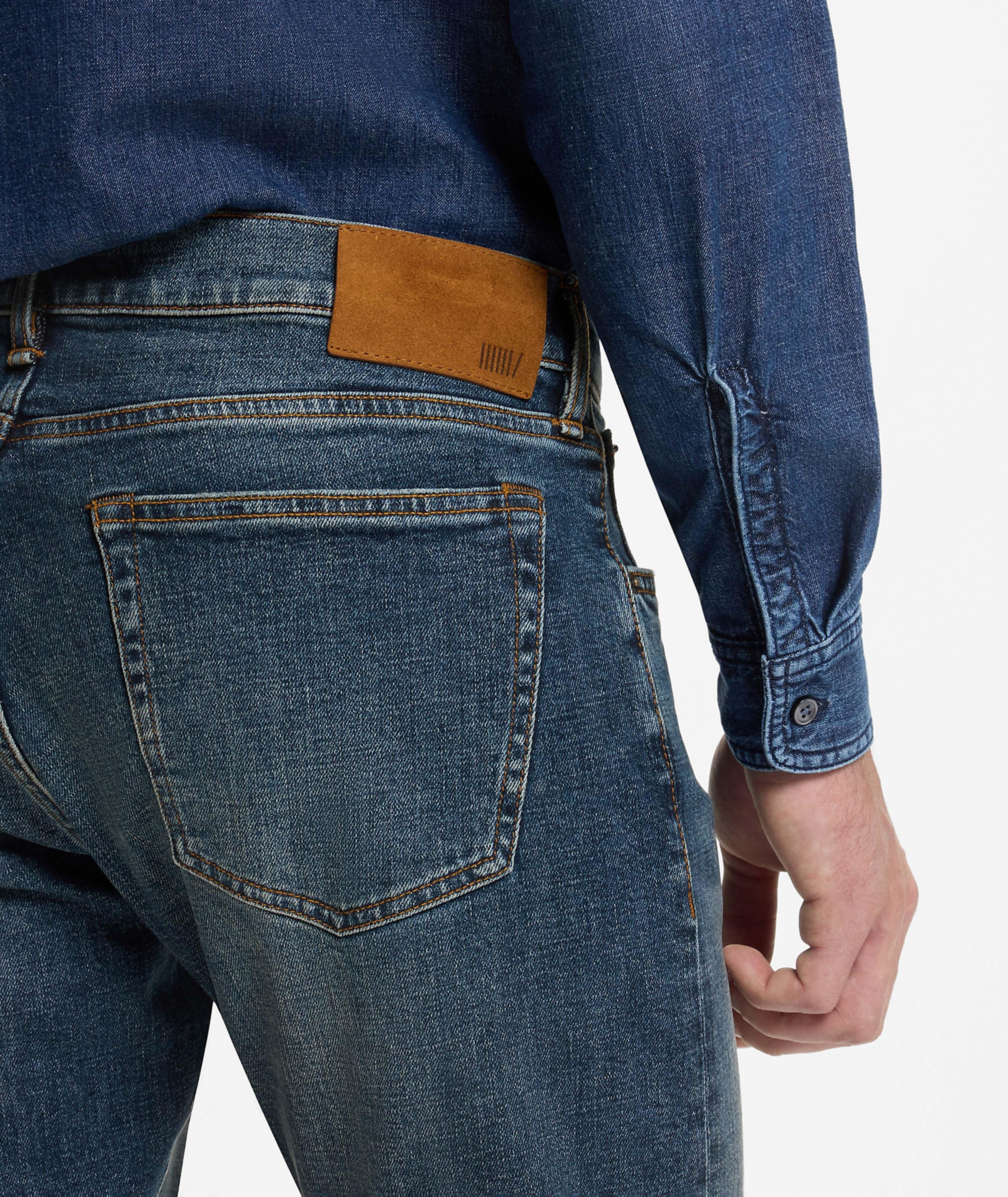 X BECKHAM Slim-Fit Faded Jeans image 4
