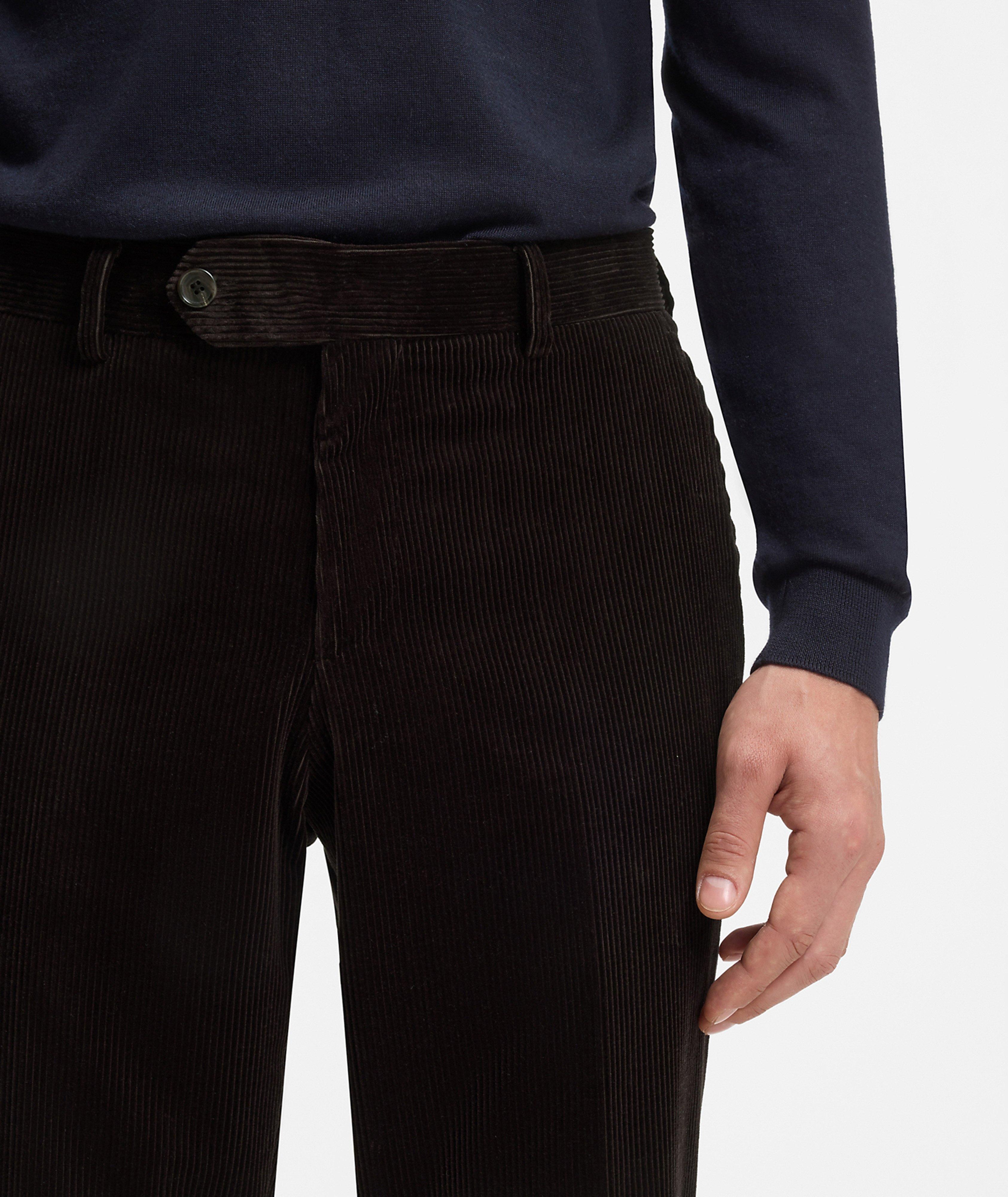 X BECKHAM Pleated Stripe Dress Pants  image 4