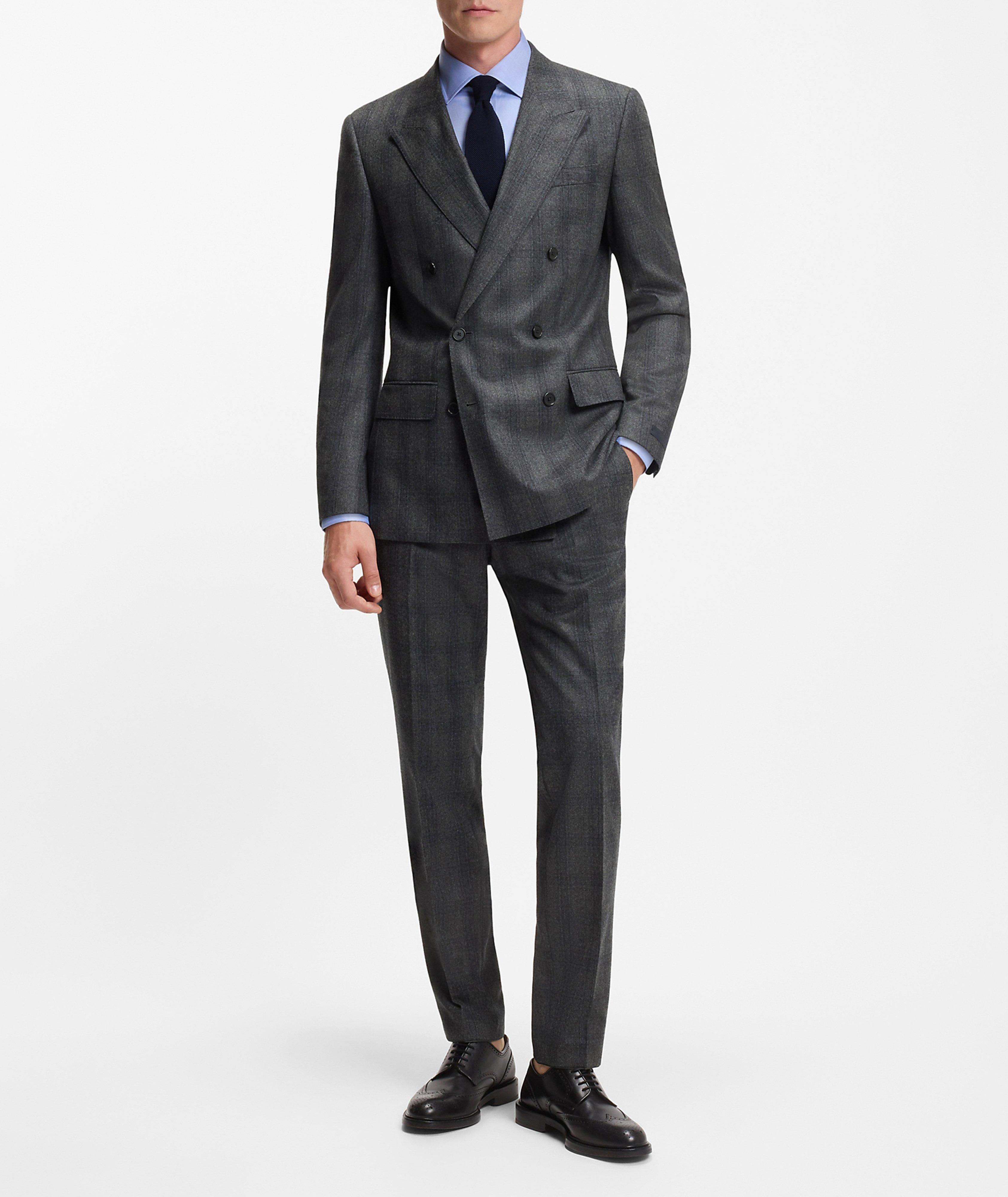 X BECKHAM Pleated Checked Dress Pants  image 5