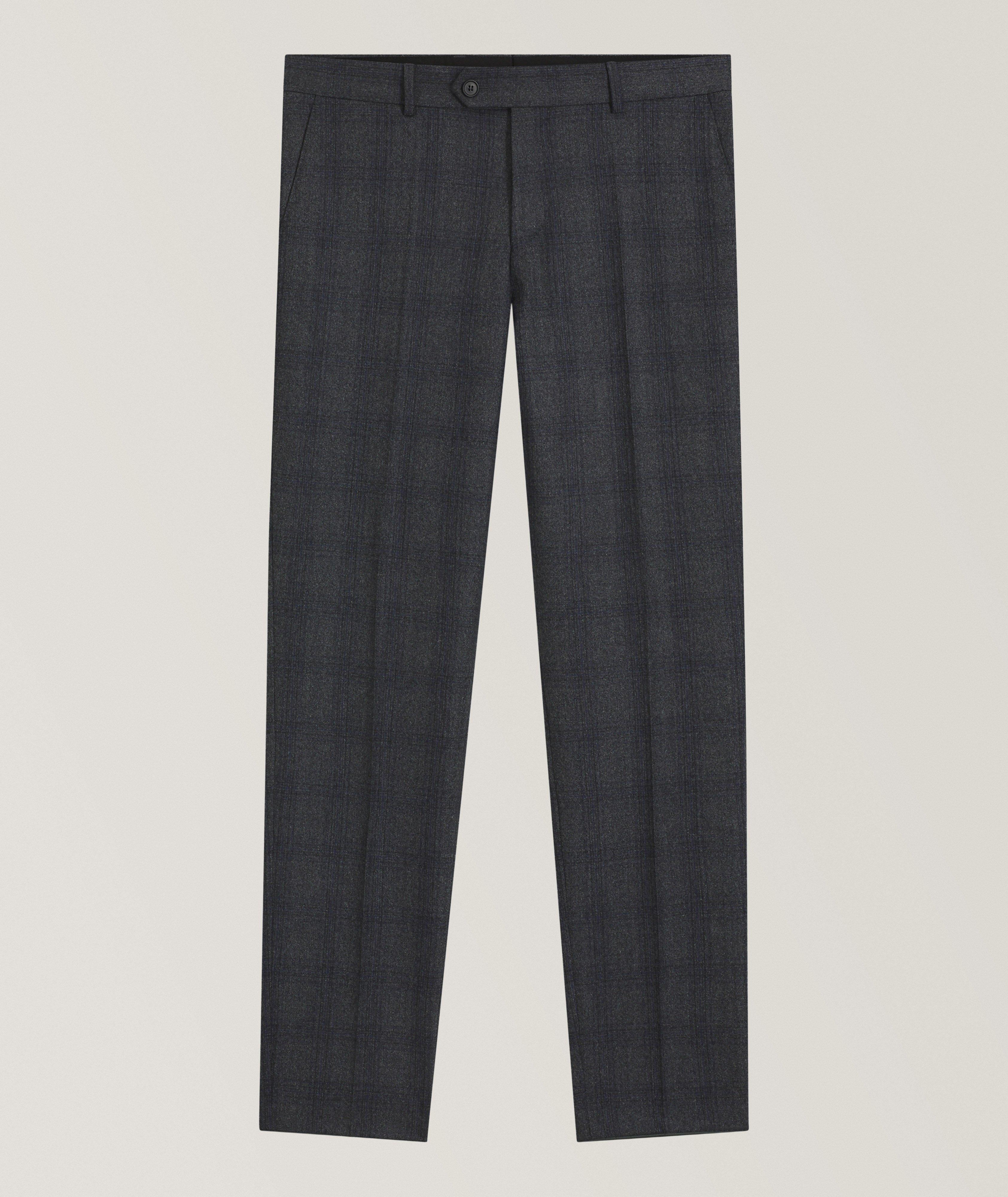 X BECKHAM Pleated Checked Dress Pants  image 0