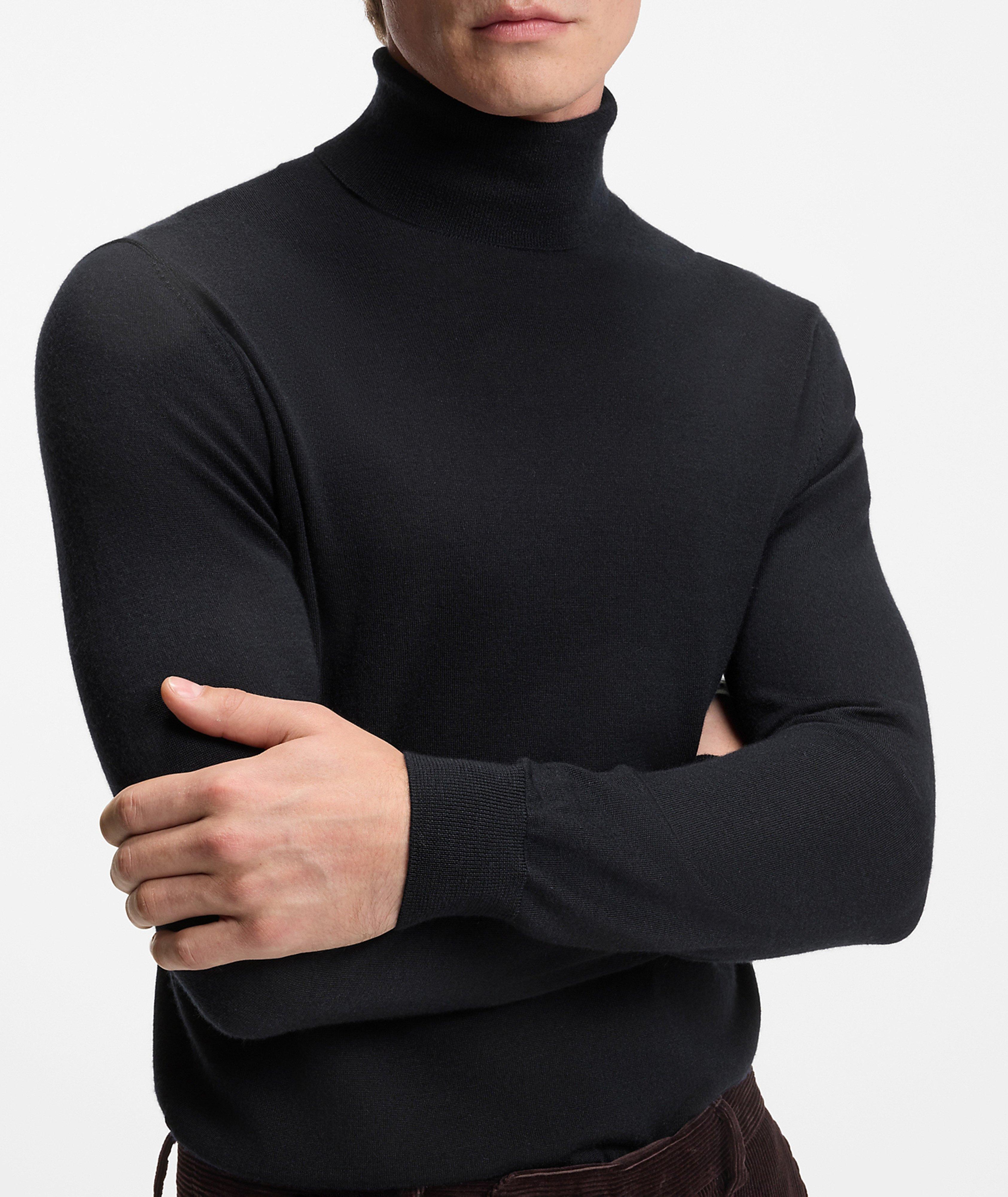 X BECKHAM Hernando Cashmere Turtleneck Sweater image 3