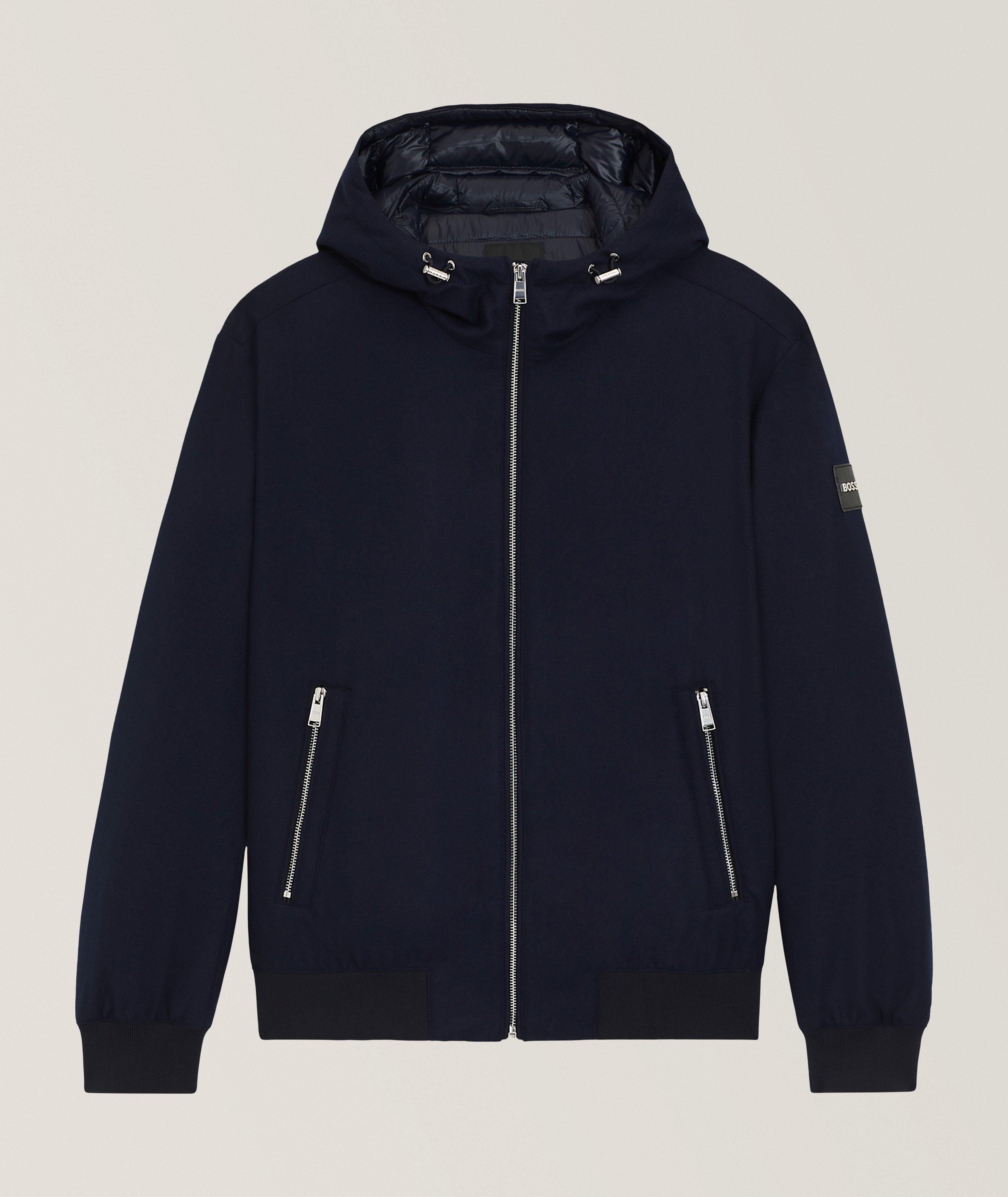Veste en flanelle de laine mélangée et duvet Drevo  image 0