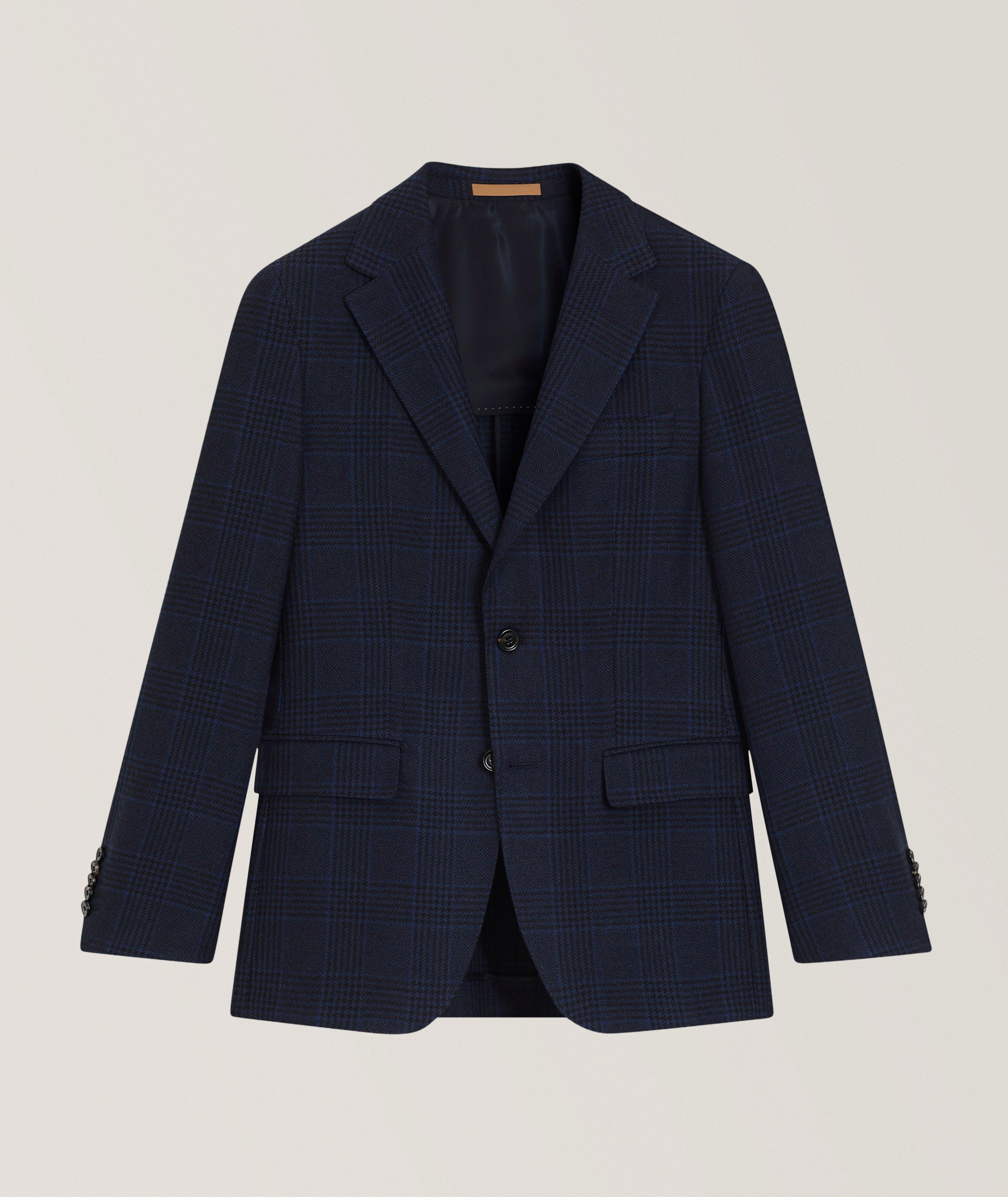Jeff Plaid Wool-Cashmere Sport Jacket image 0