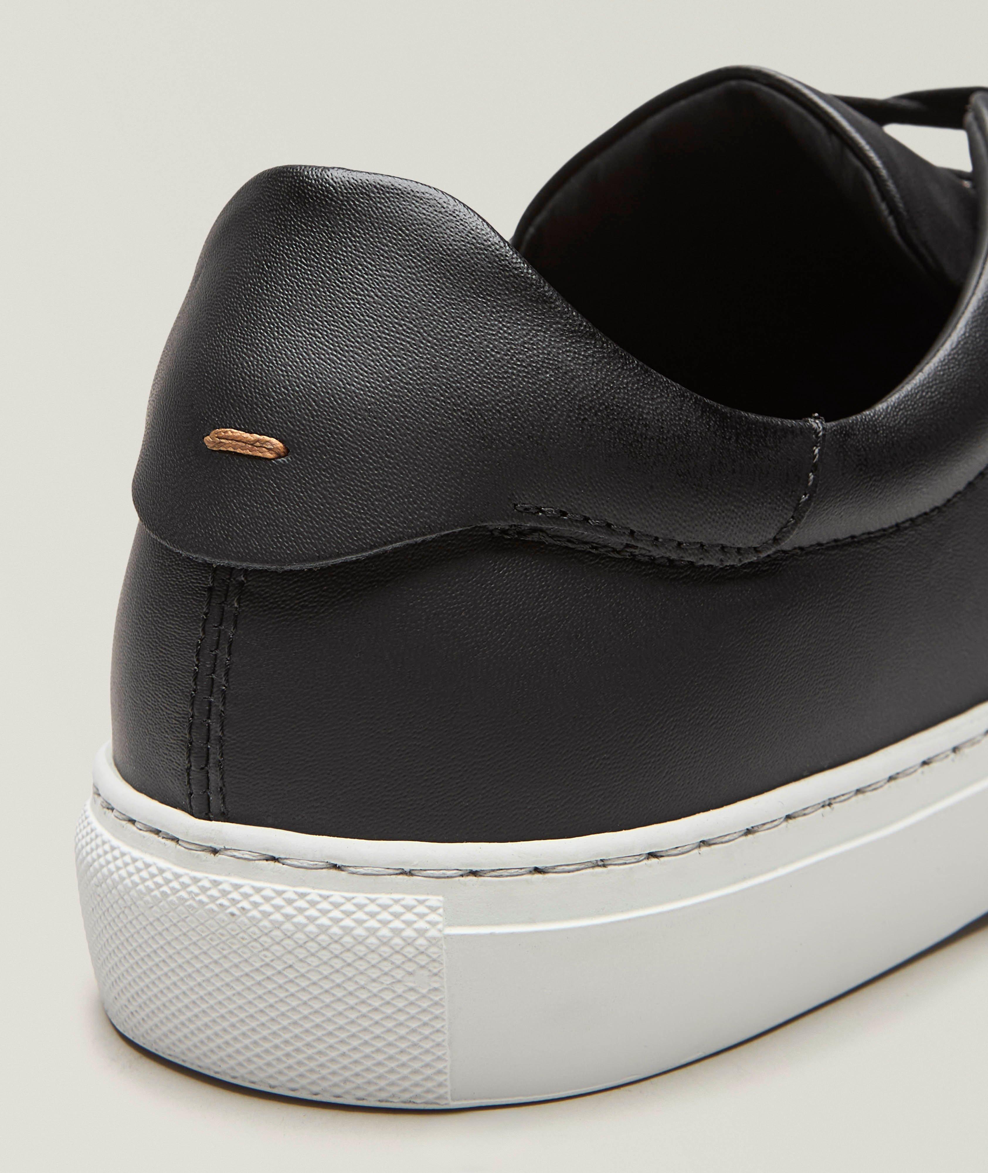 Nappa Leather Low-Top Sneakers image 2