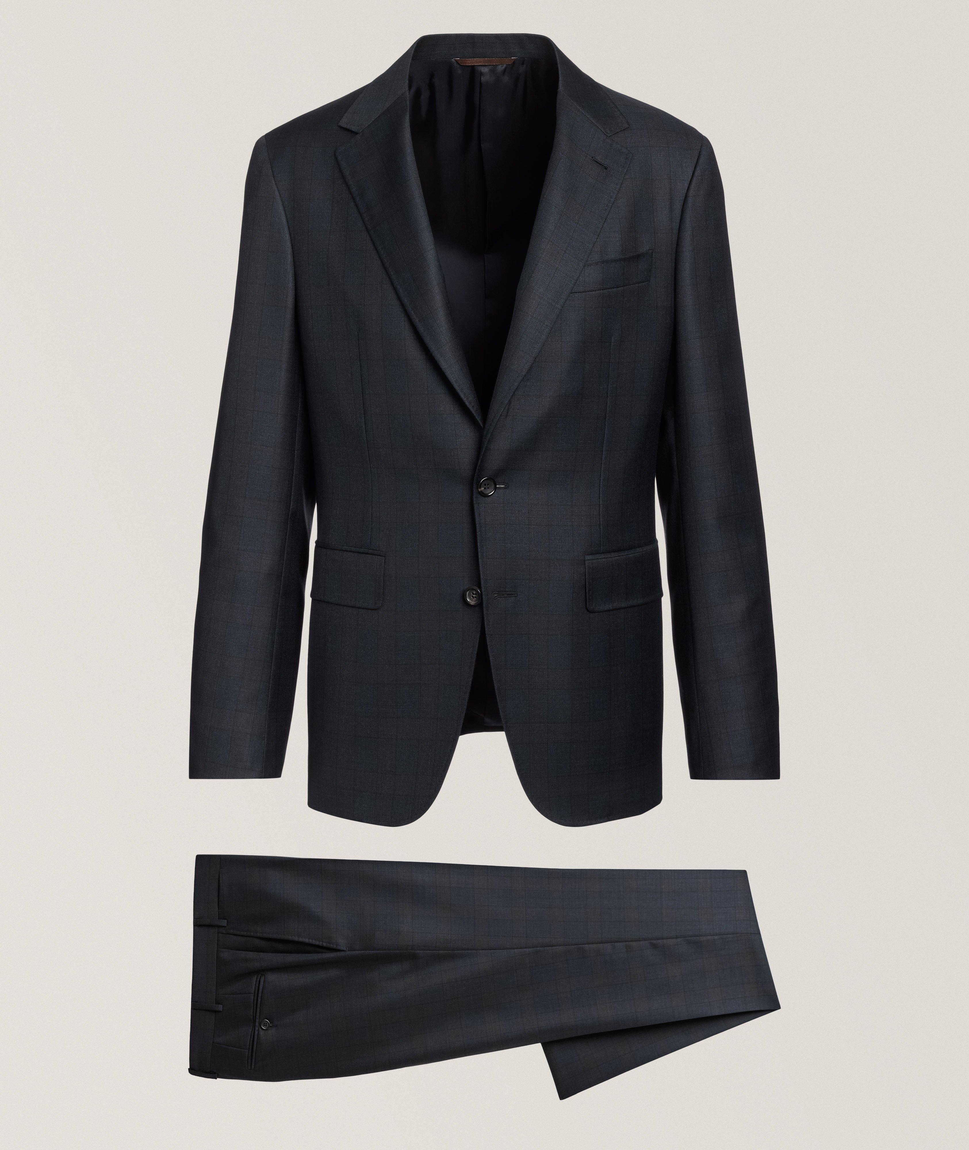 Complet Kei en laine d’aspect denim image 0
