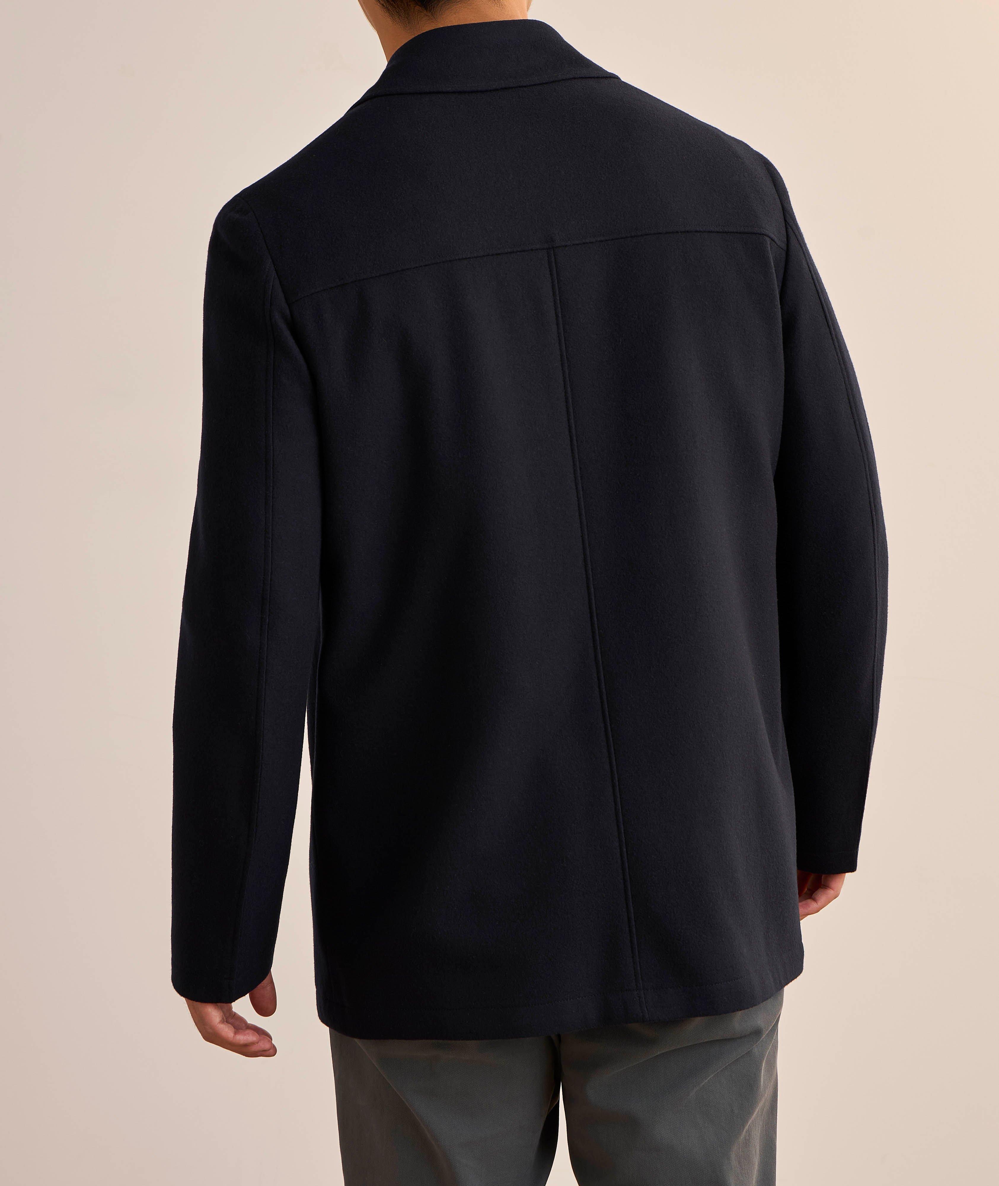 Kei Double-Breasted Wool Peacoat image 2