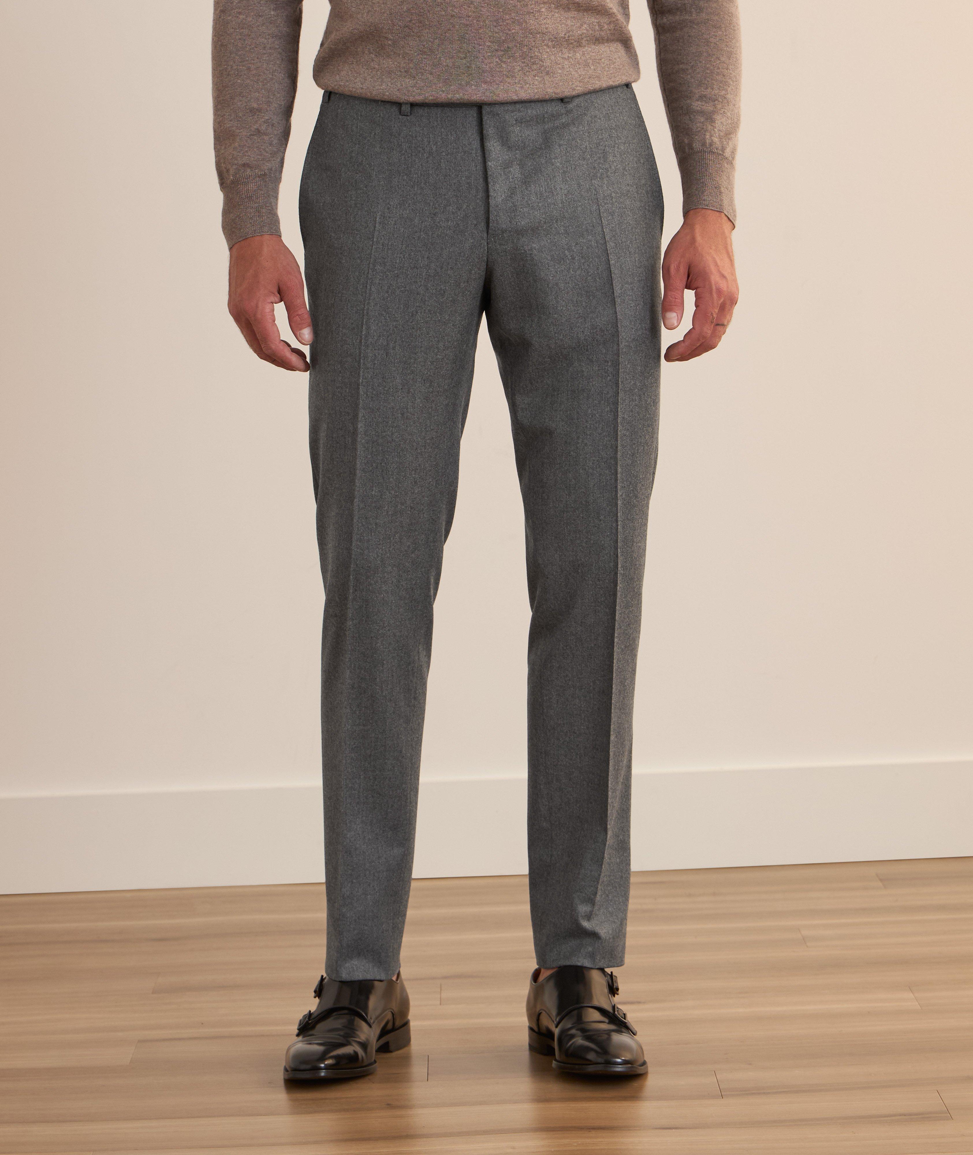 Pantalon habillé Kei en flanelle de laine image 1
