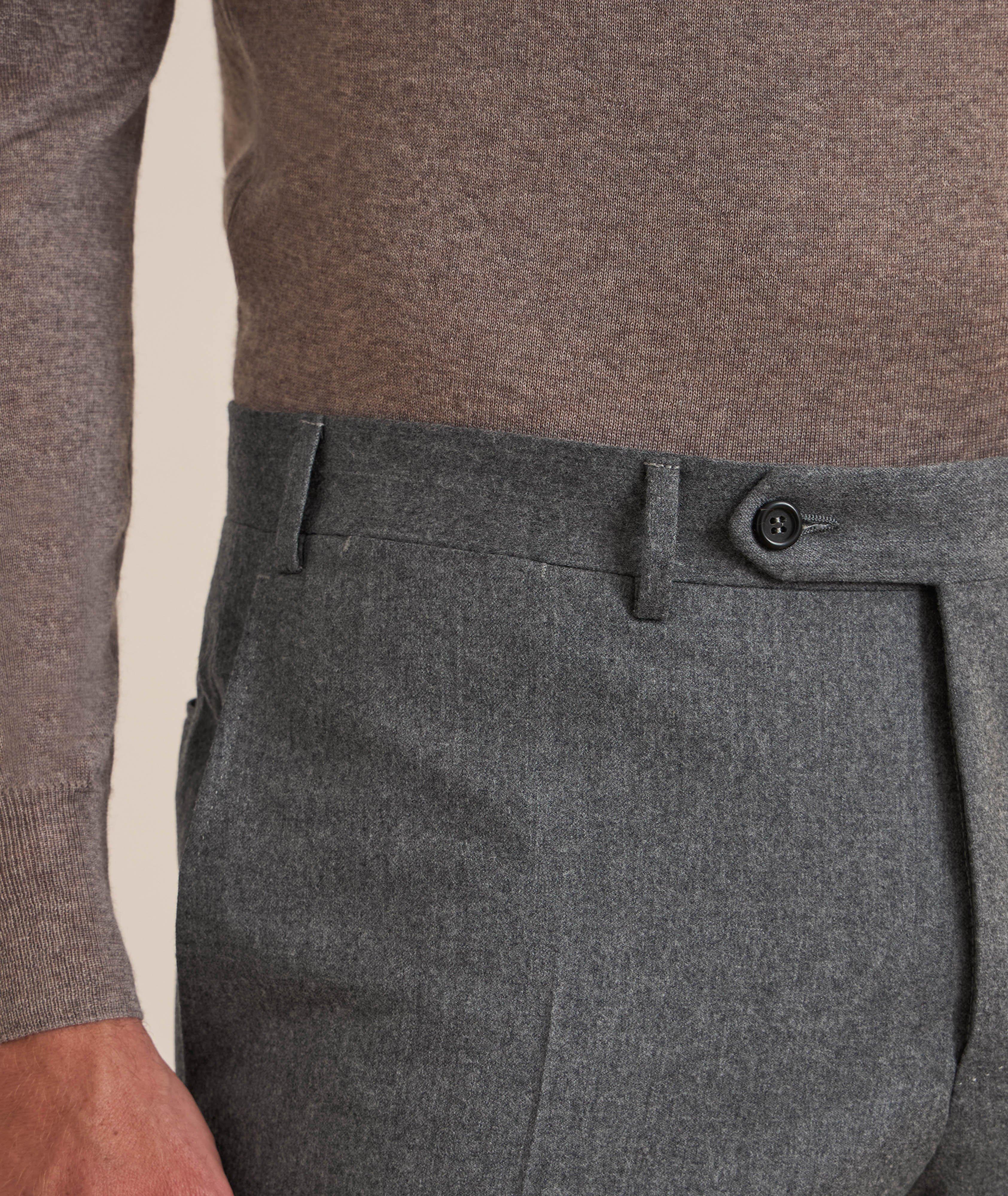 Pantalon habillé Kei en flanelle de laine image 3