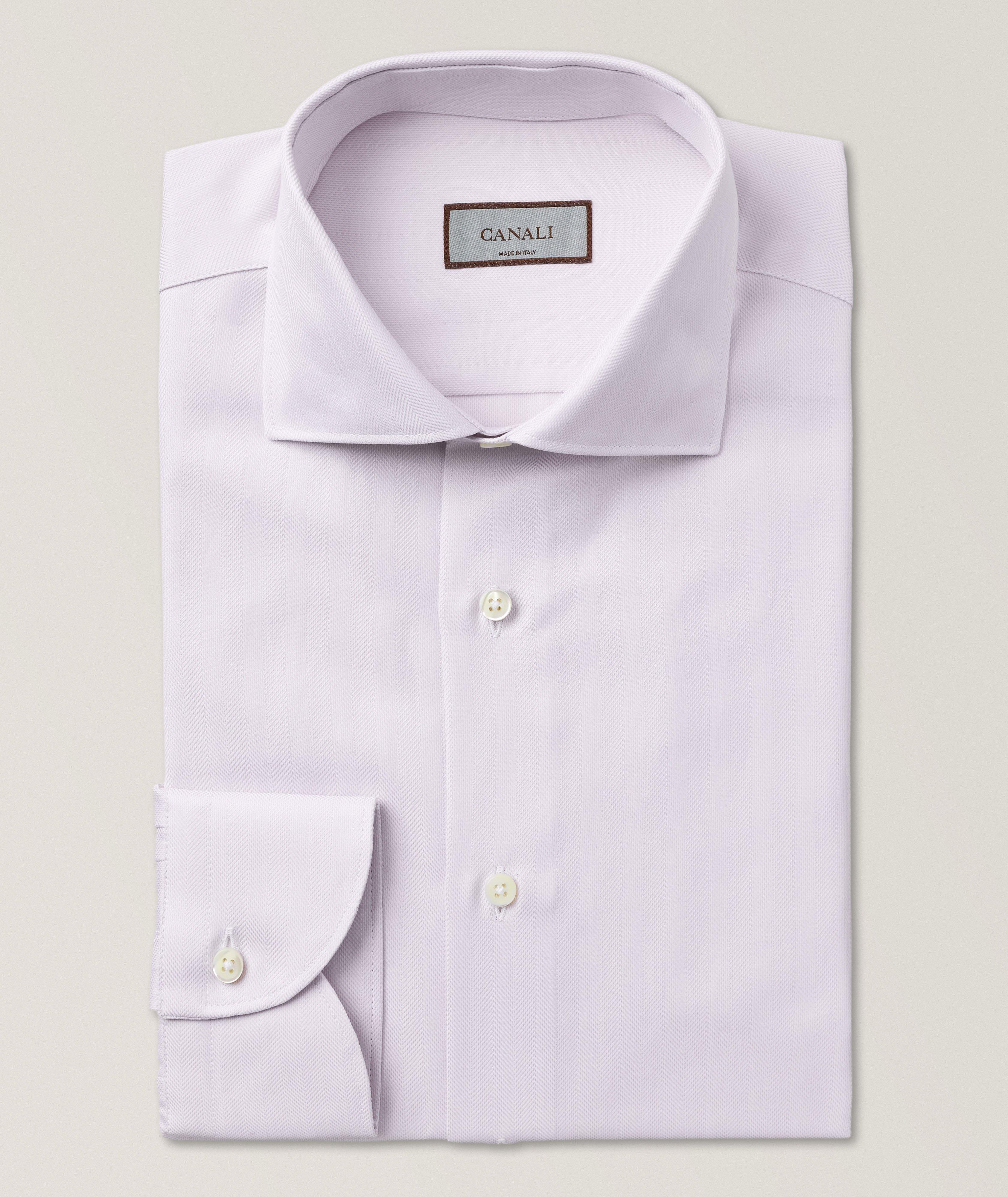 Slim-Fit Cotton Dress Shirt image 0