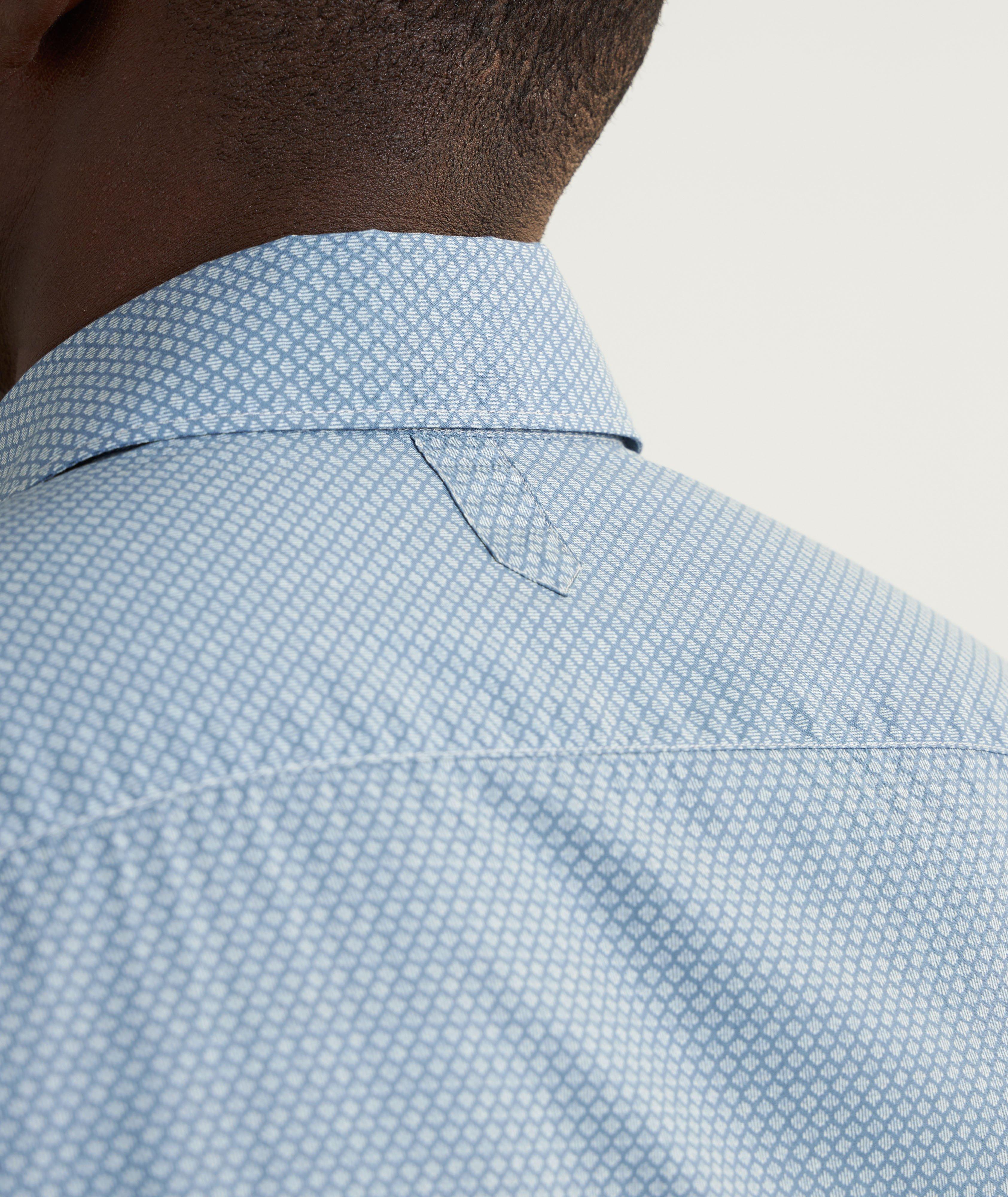 Chemise en coton à petit motif image 4